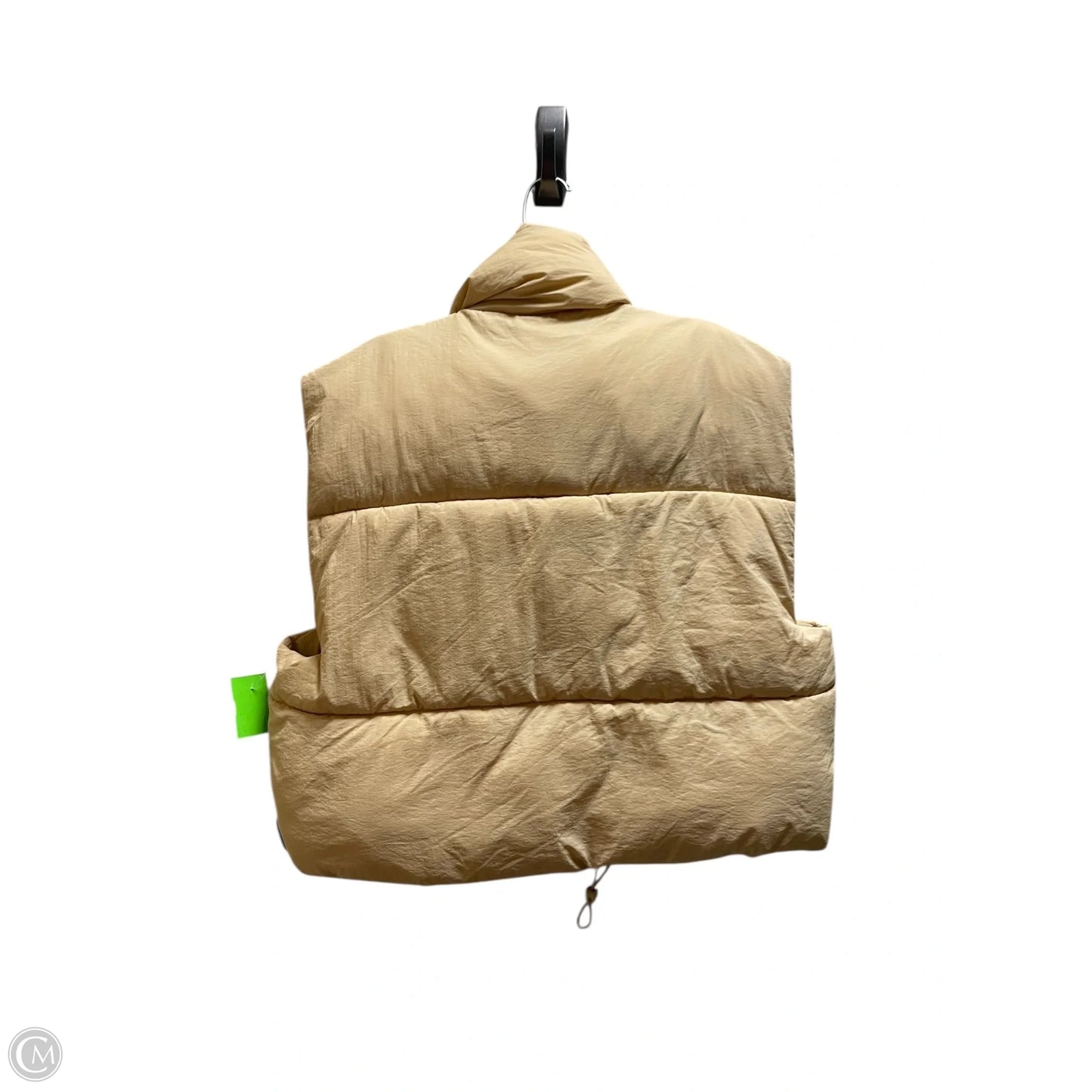 Vest Puffer & Quilted By Clothes Mentor In Tan, Size: Xl