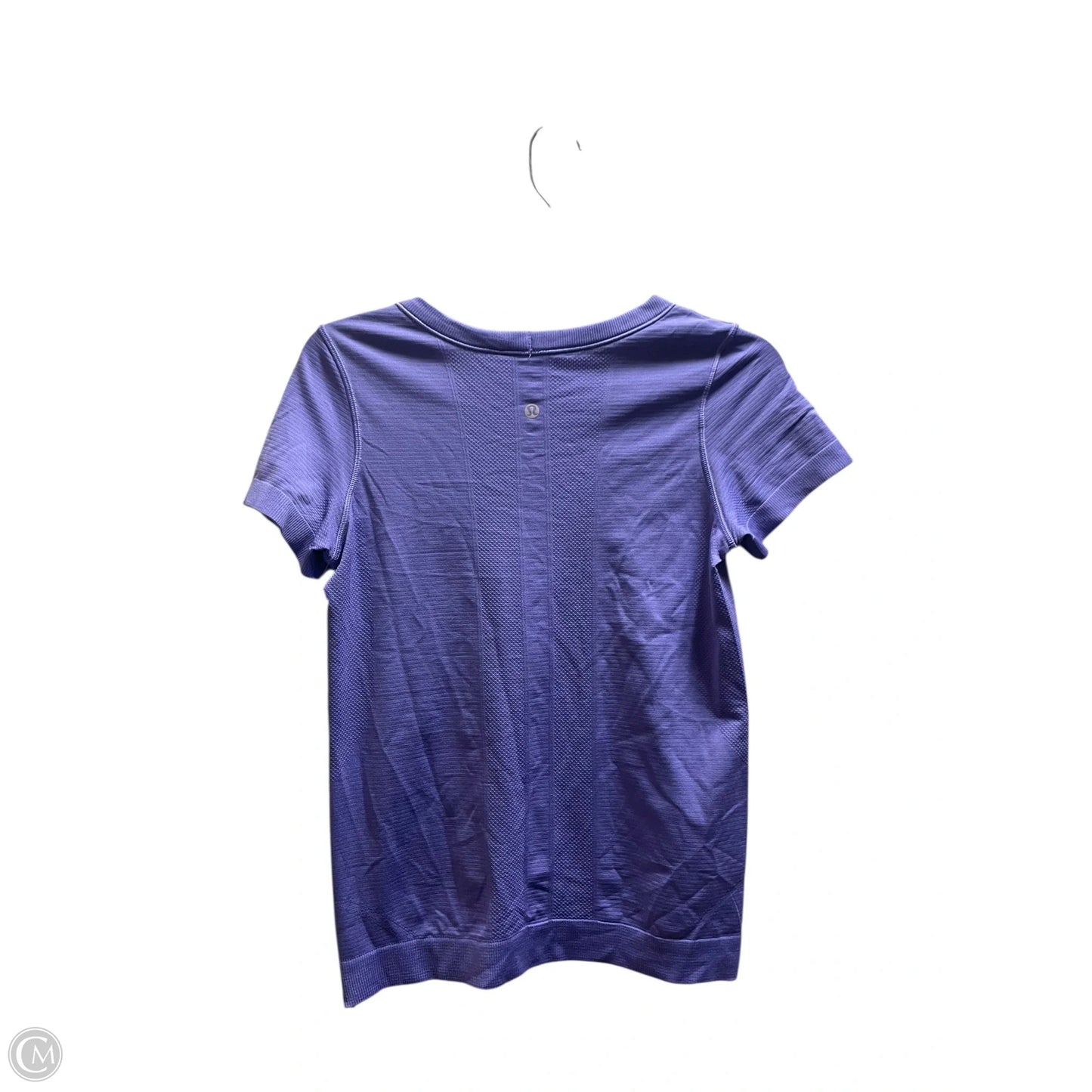 Athletic Top Short Sleeve By Lululemon In Purple, Size: S