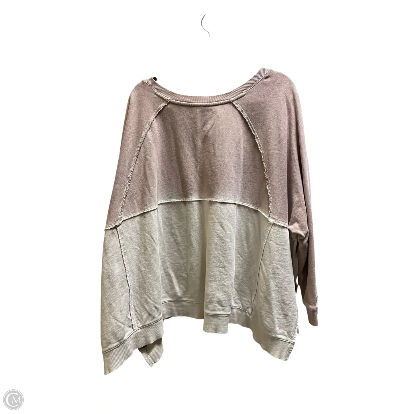 Sweatshirt Crewneck By Free People In Pink, Size: M