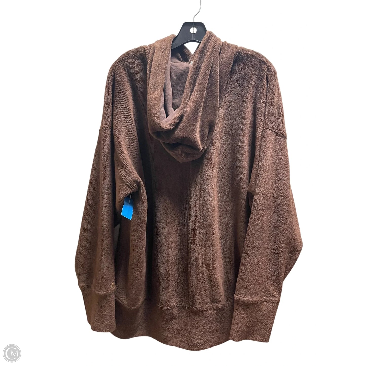 Sweatshirt Hoodie By Fabletics In Brown, Size: L