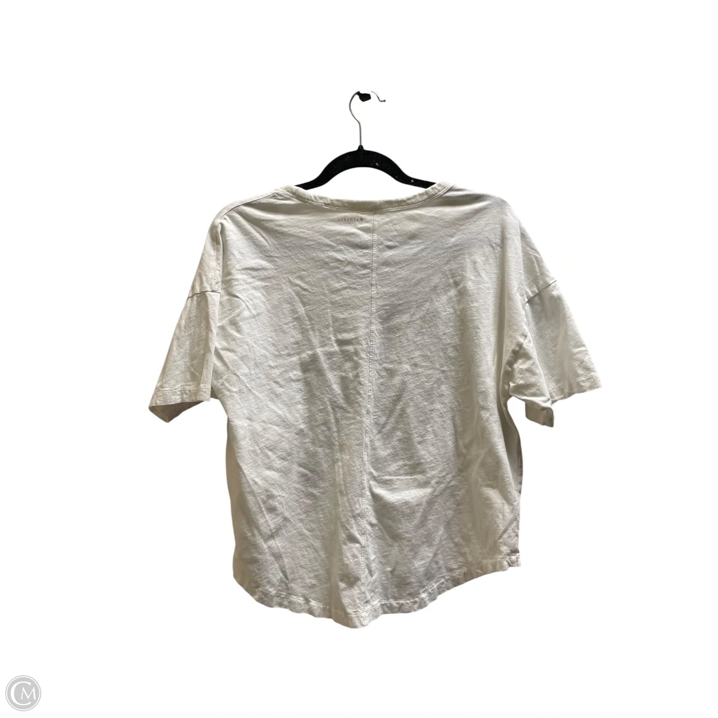 Top Short Sleeve By Athleta In White, Size: Xs