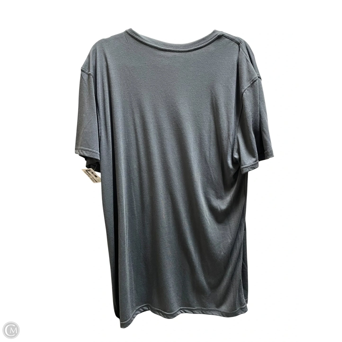 Top Short Sleeve By Clothes Mentor In Grey, Size: Xl