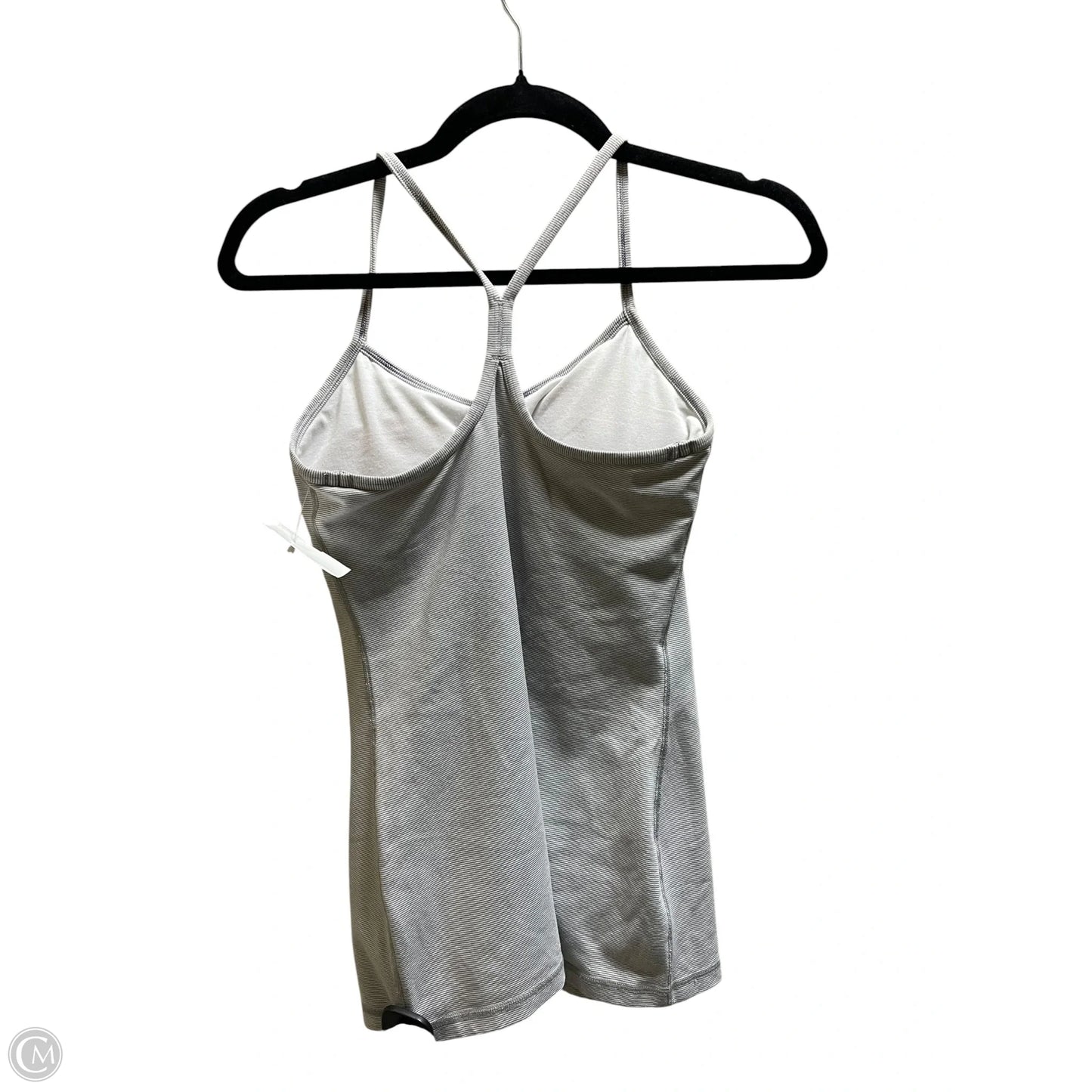 Athletic Tank Top By Lululemon In Grey, Size: M