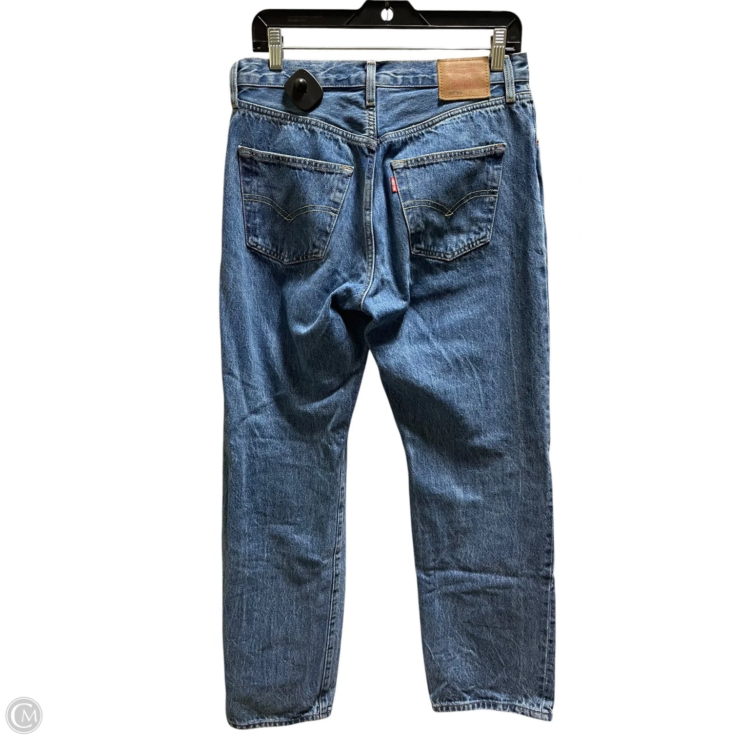 Jeans Straight By Levis In Blue Denim, Size: 6