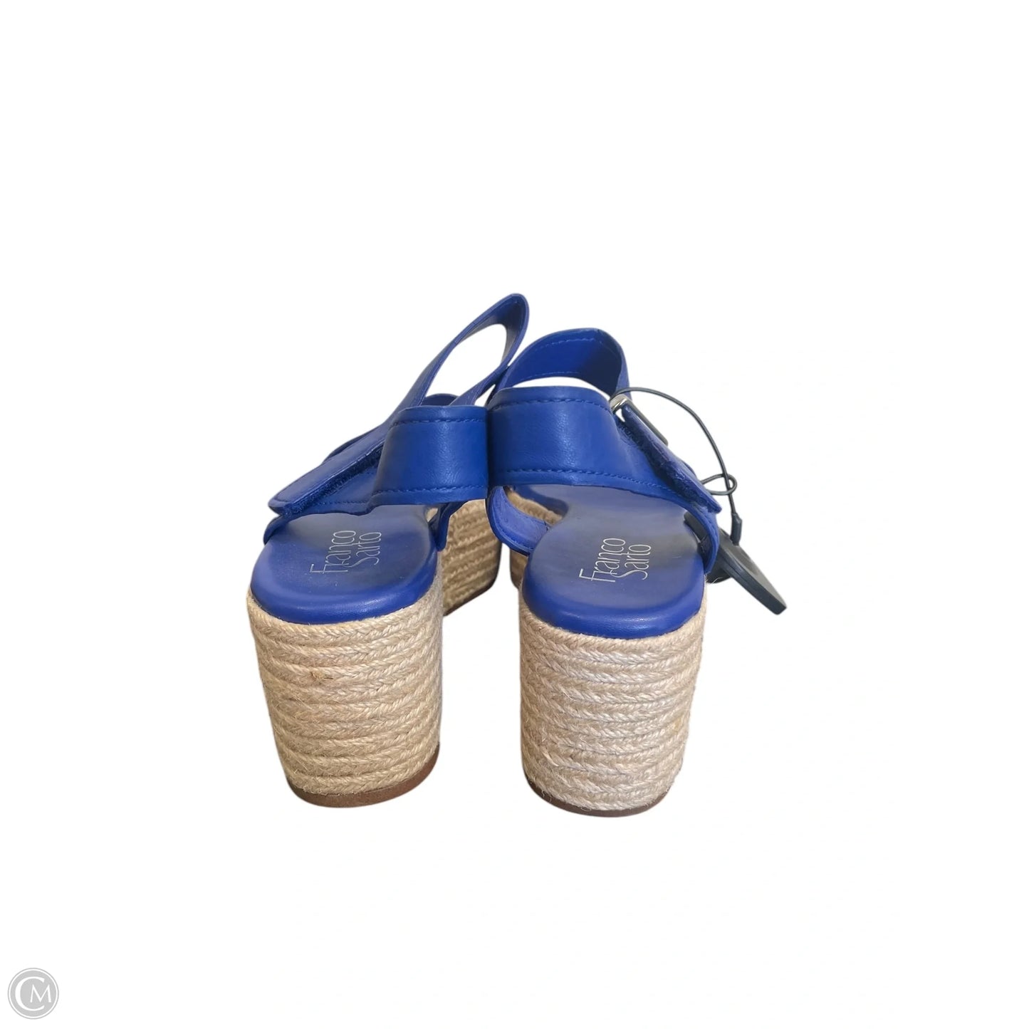 Sandals Heels Platform By Franco Sarto In Blue, Size: 8