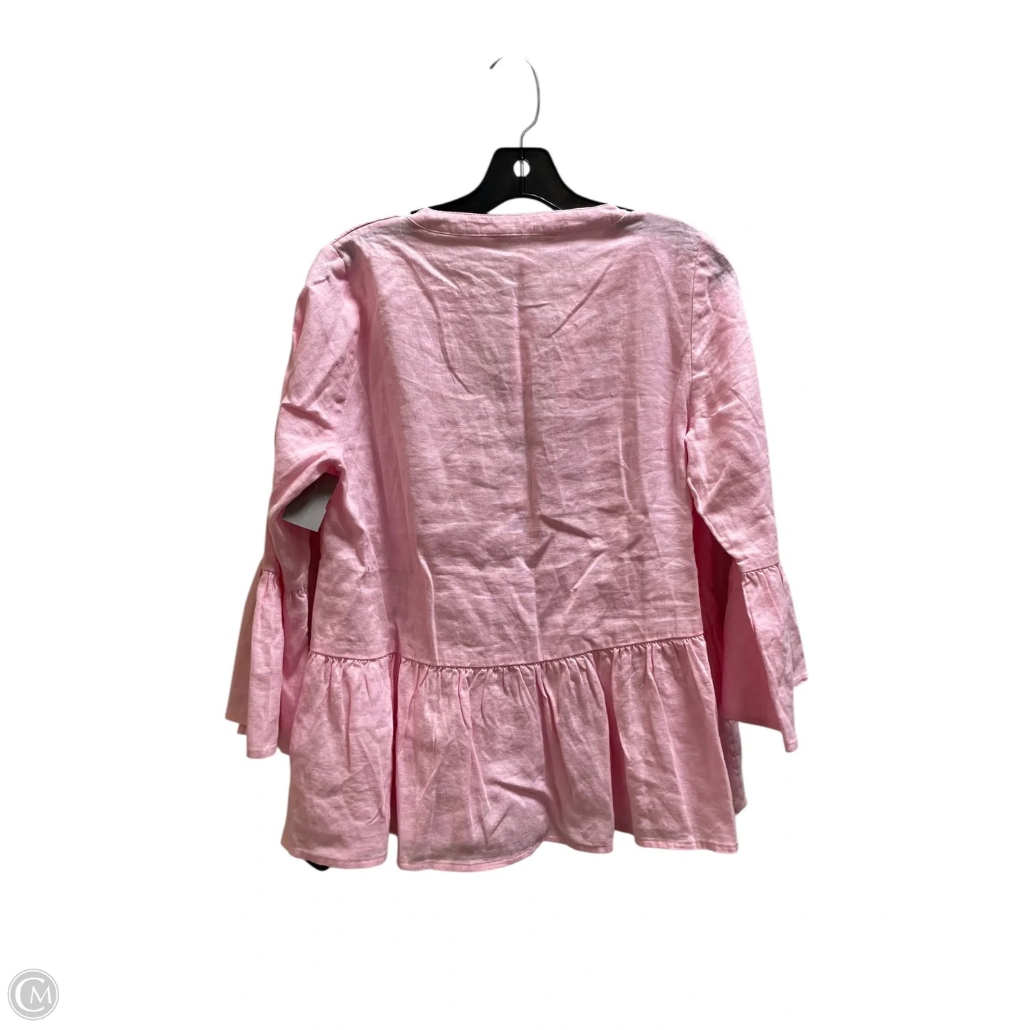 Top Long Sleeve Designer By Lilly Pulitzer In Pink, Size: S