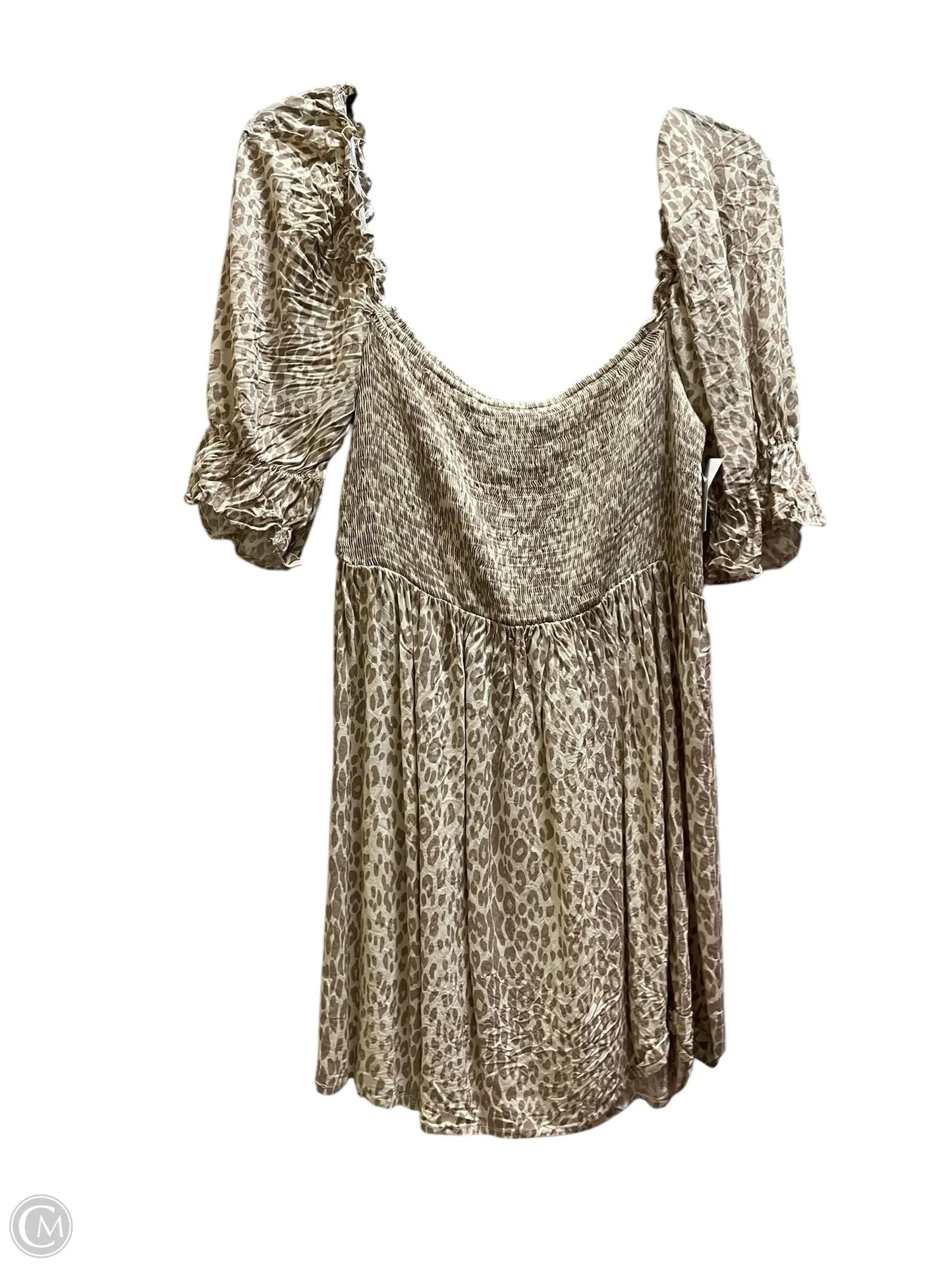 Dress Casual Short By Clothes Mentor In Brown, Size: L