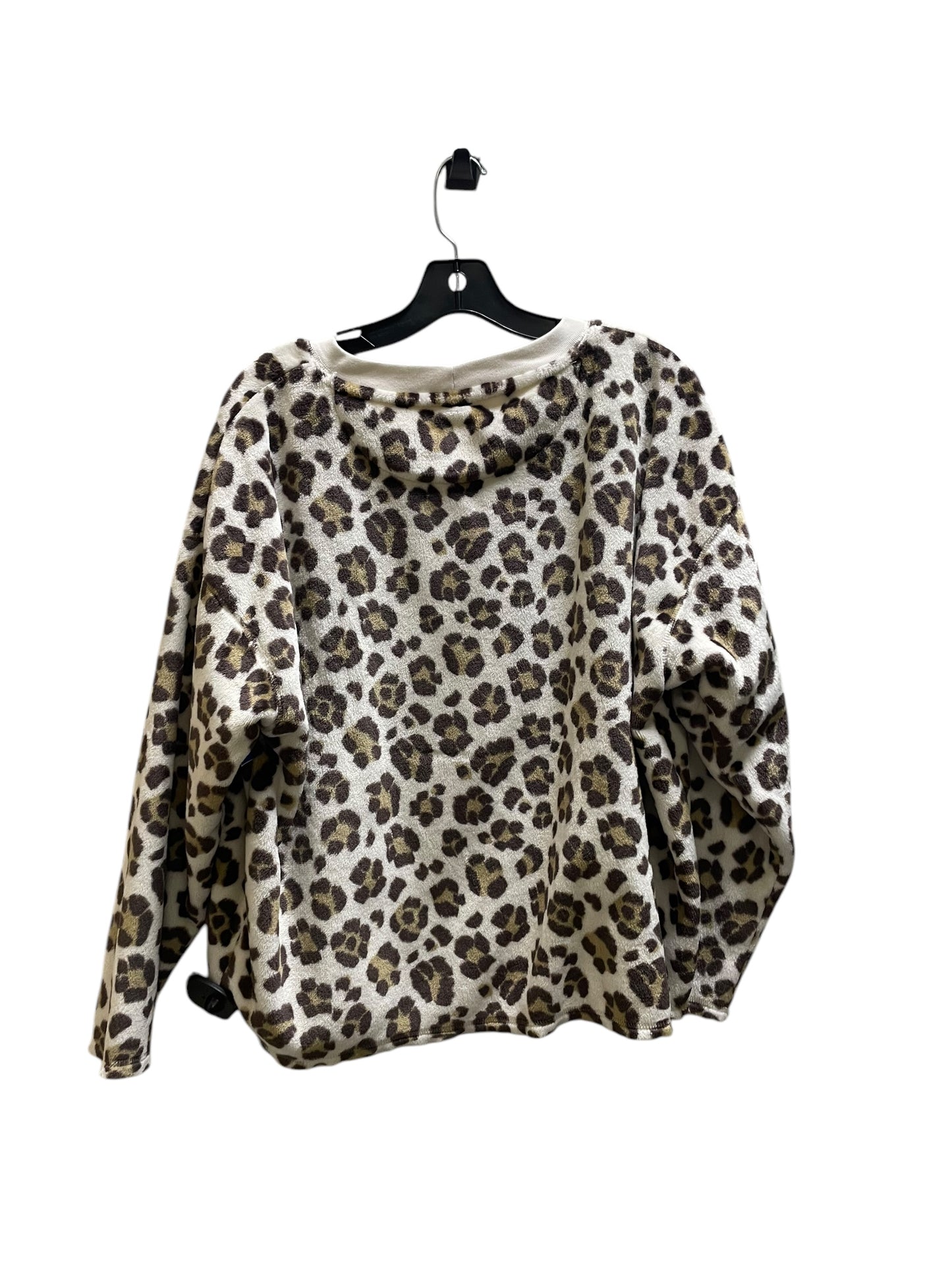 Sweater By Aerie In Animal Print, Size: L