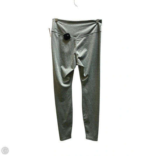 Athletic Leggings By Nike Apparel In Grey, Size: L
