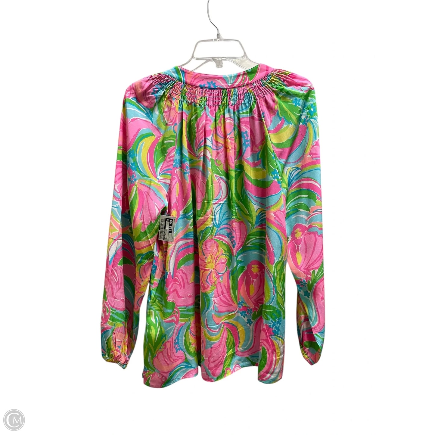 Top Long Sleeve Designer By Lilly Pulitzer In Multi-colored, Size: M