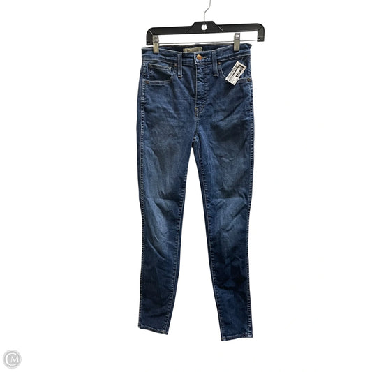 Jeans Skinny By Madewell In Blue Denim, Size: 2