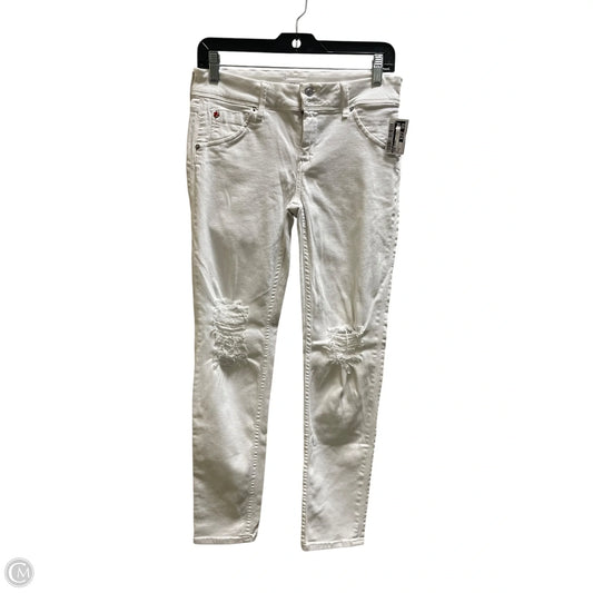 Jeans Skinny By Hudson In White, Size: 6