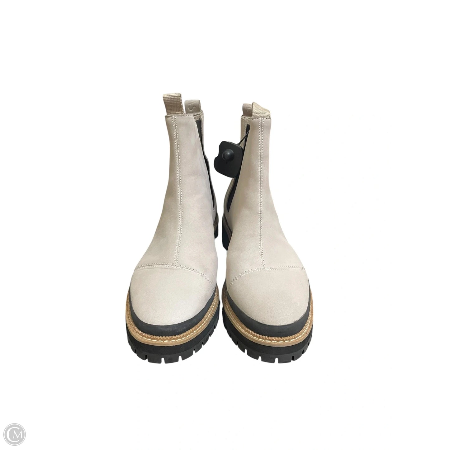 Boots Ankle Flats By Toms In Grey, Size: 11