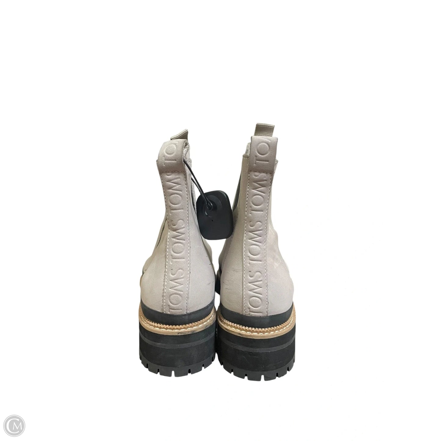 Boots Ankle Flats By Toms In Grey, Size: 11