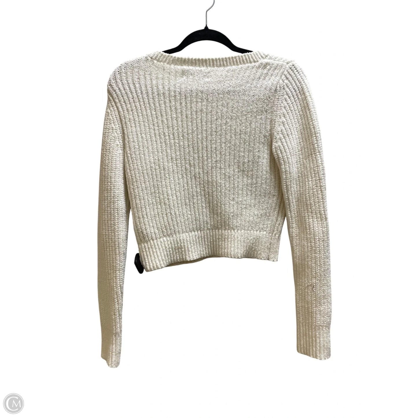 Sweater By Abercrombie And Fitch In White, Size: S