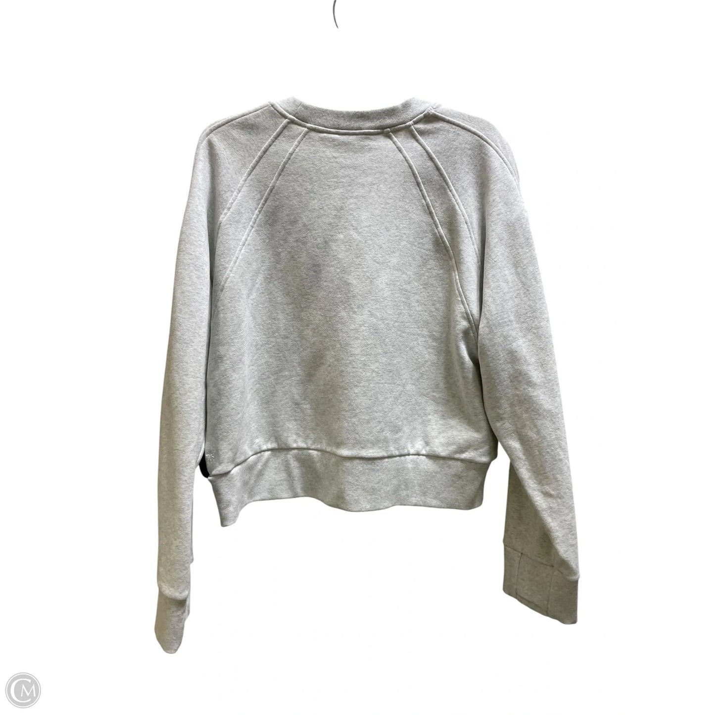 Athletic Sweatshirt Crewneck By Athleta In Ivory, Size: L