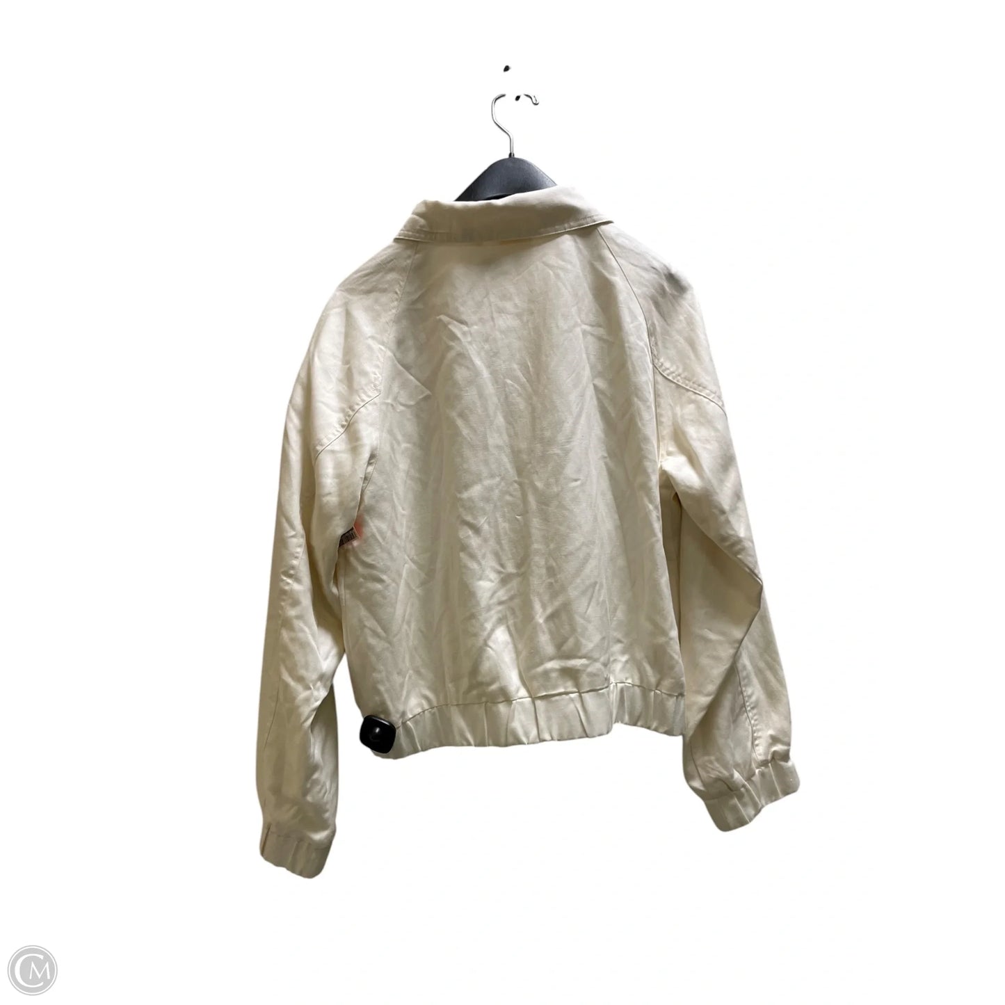 Jacket Denim By Loft In White, Size: M