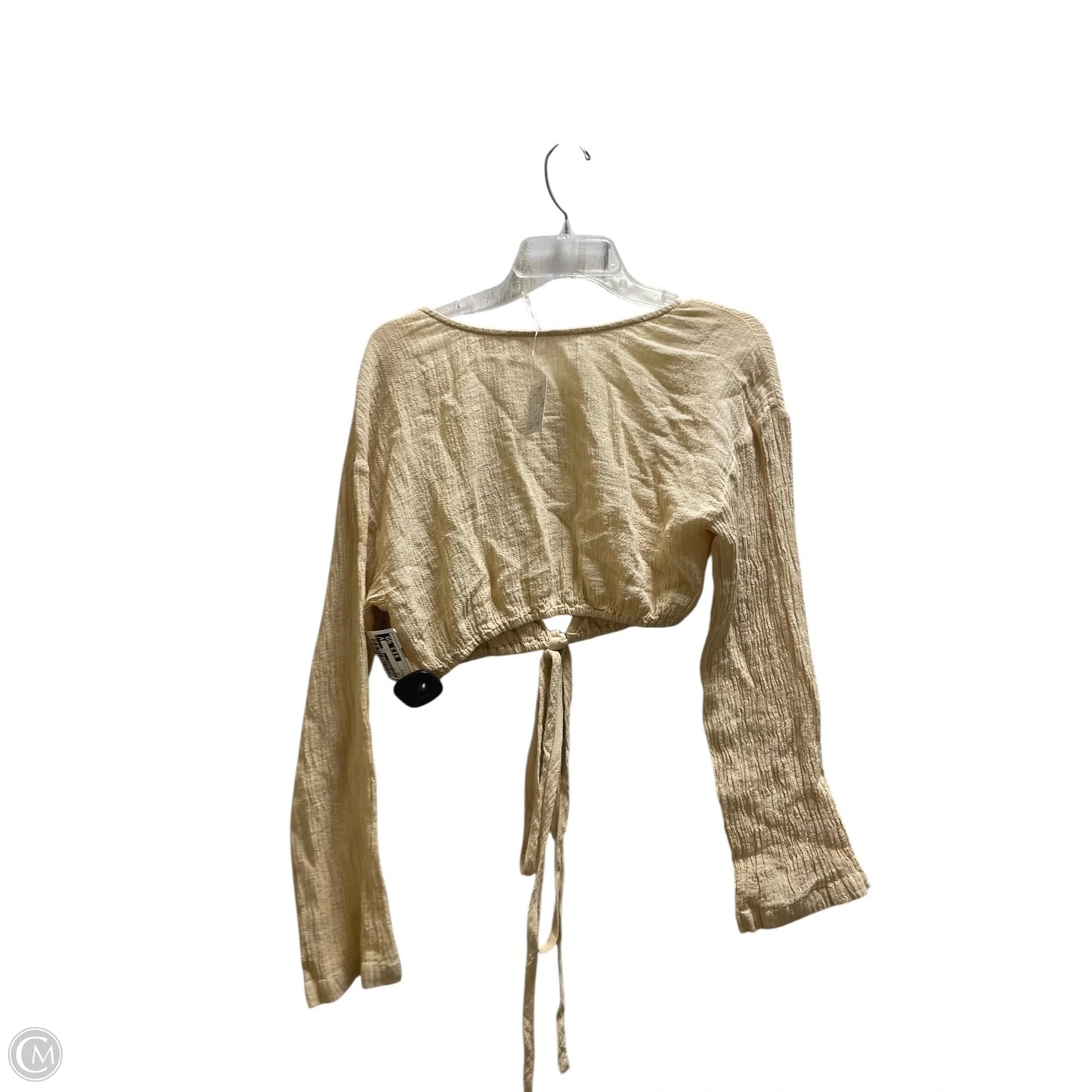 Top Long Sleeve By Free People In Tan, Size: S