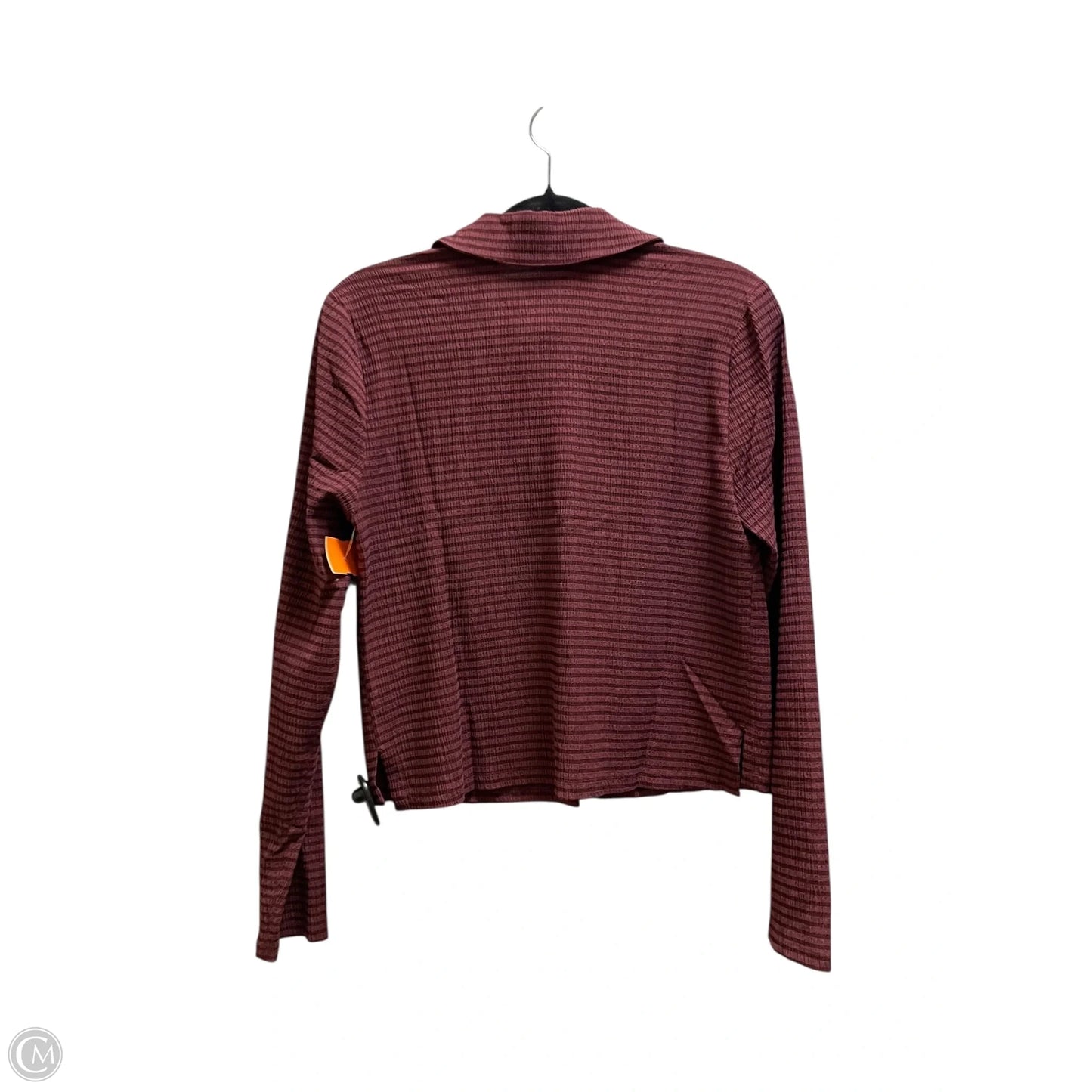 Top Long Sleeve By Madewell In Red, Size: L