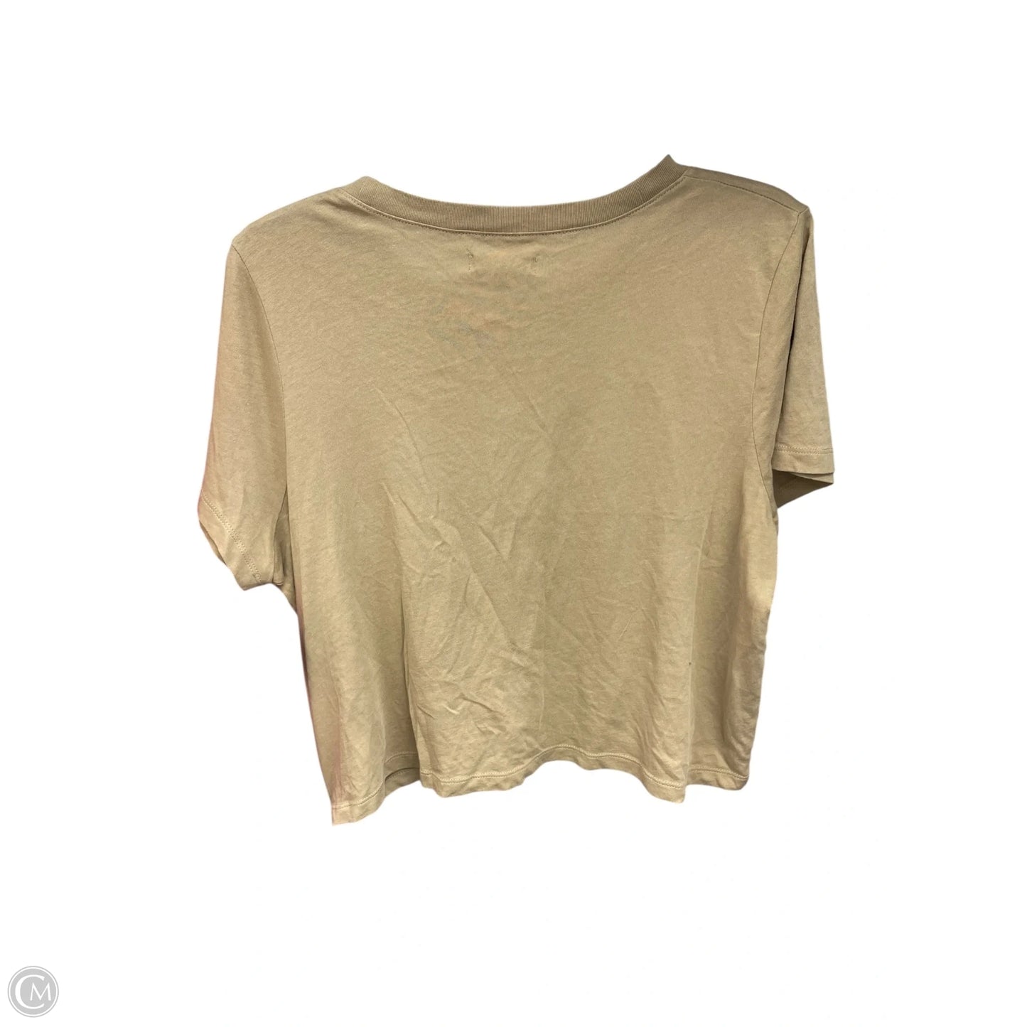 Top Short Sleeve By Madewell In Brown, Size: M