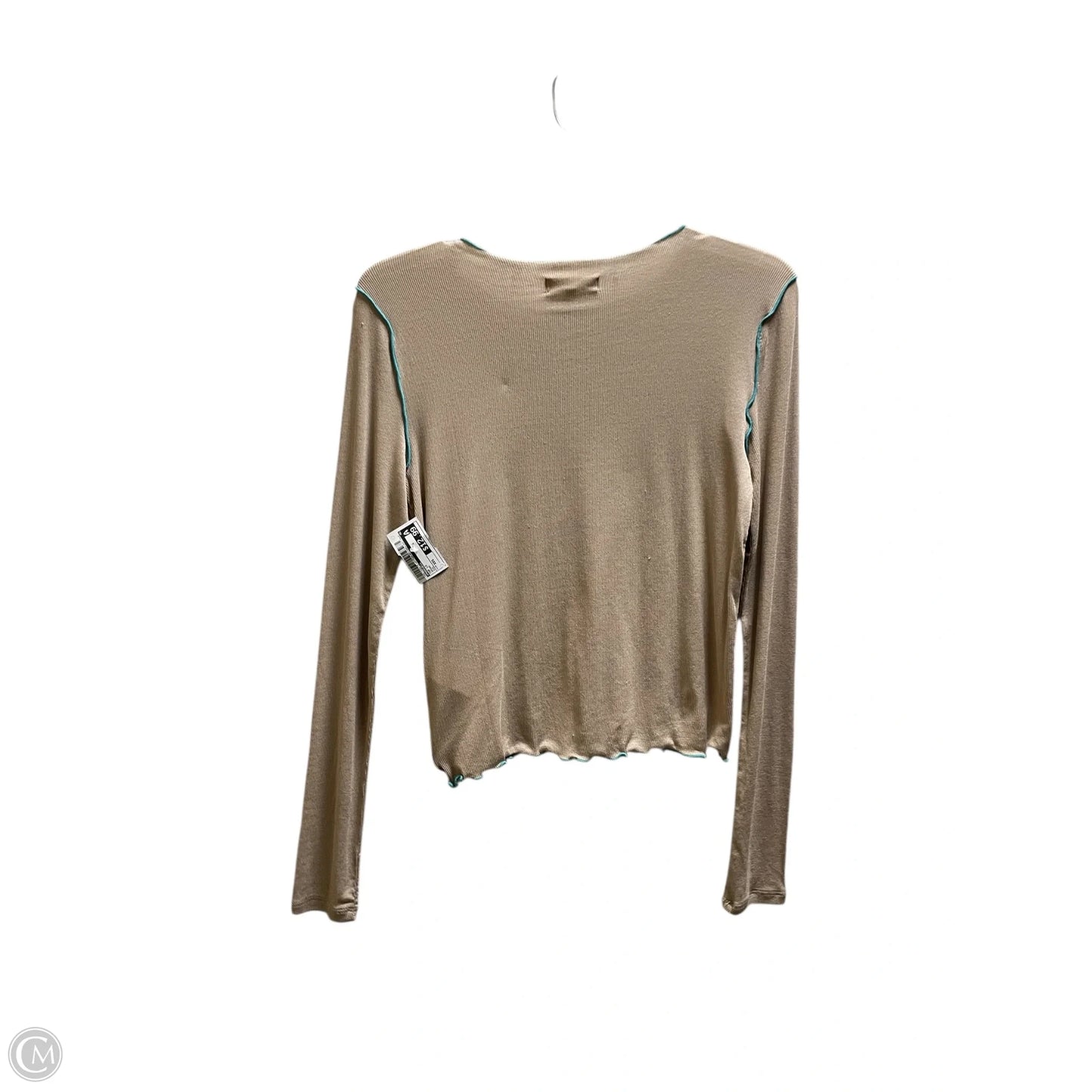 Top Long Sleeve By Madewell In Brown, Size: Xxs