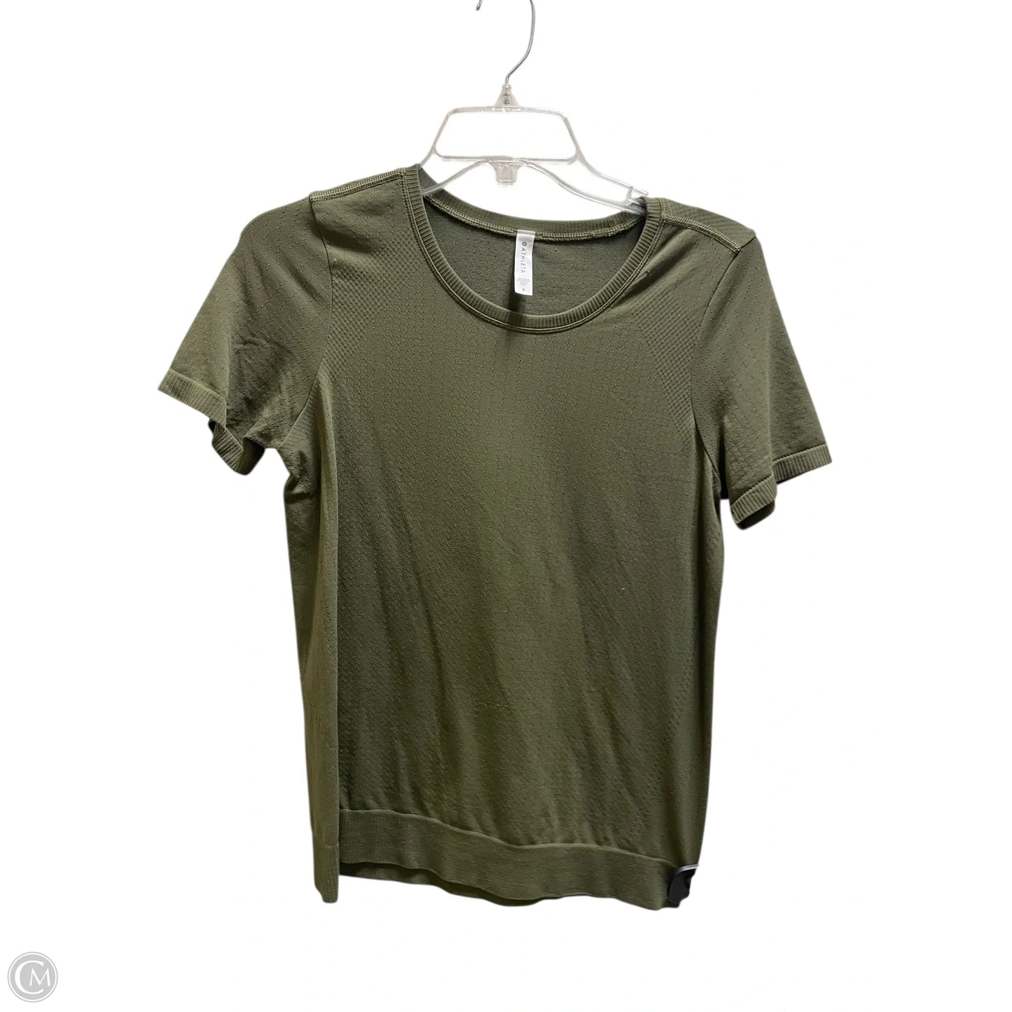 Top Short Sleeve By Athleta In Green, Size: S