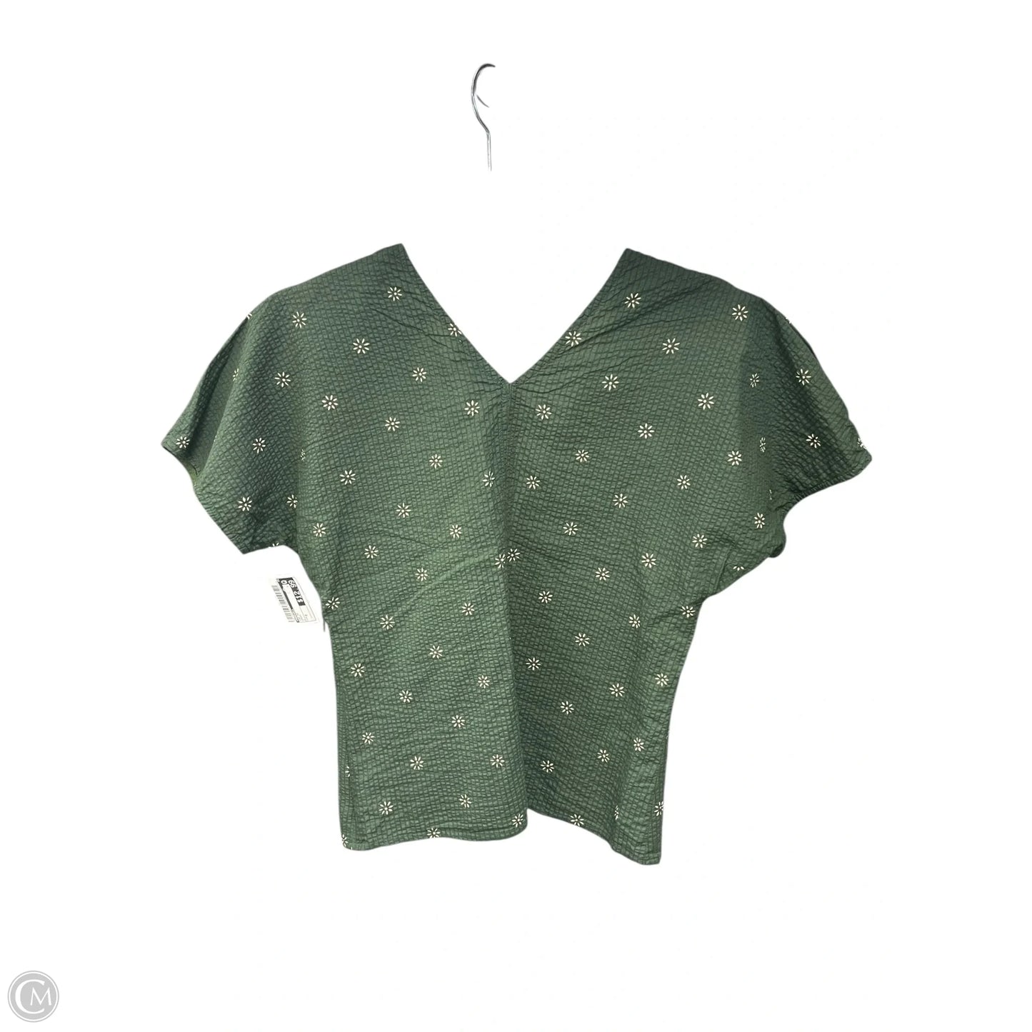 Top Short Sleeve By Madewell In Green, Size: 0