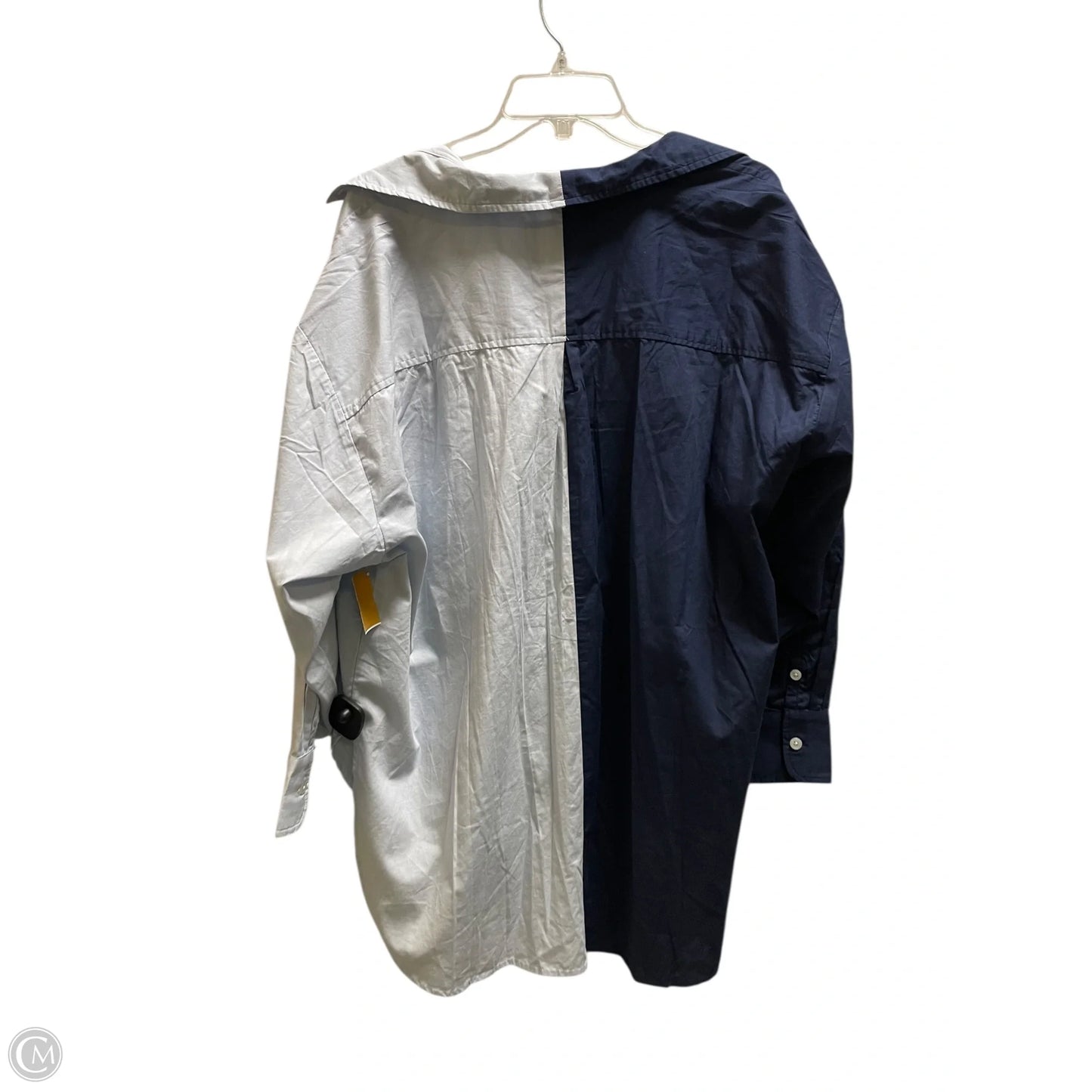 Top Long Sleeve By Maeve In Blue, Size: 1x