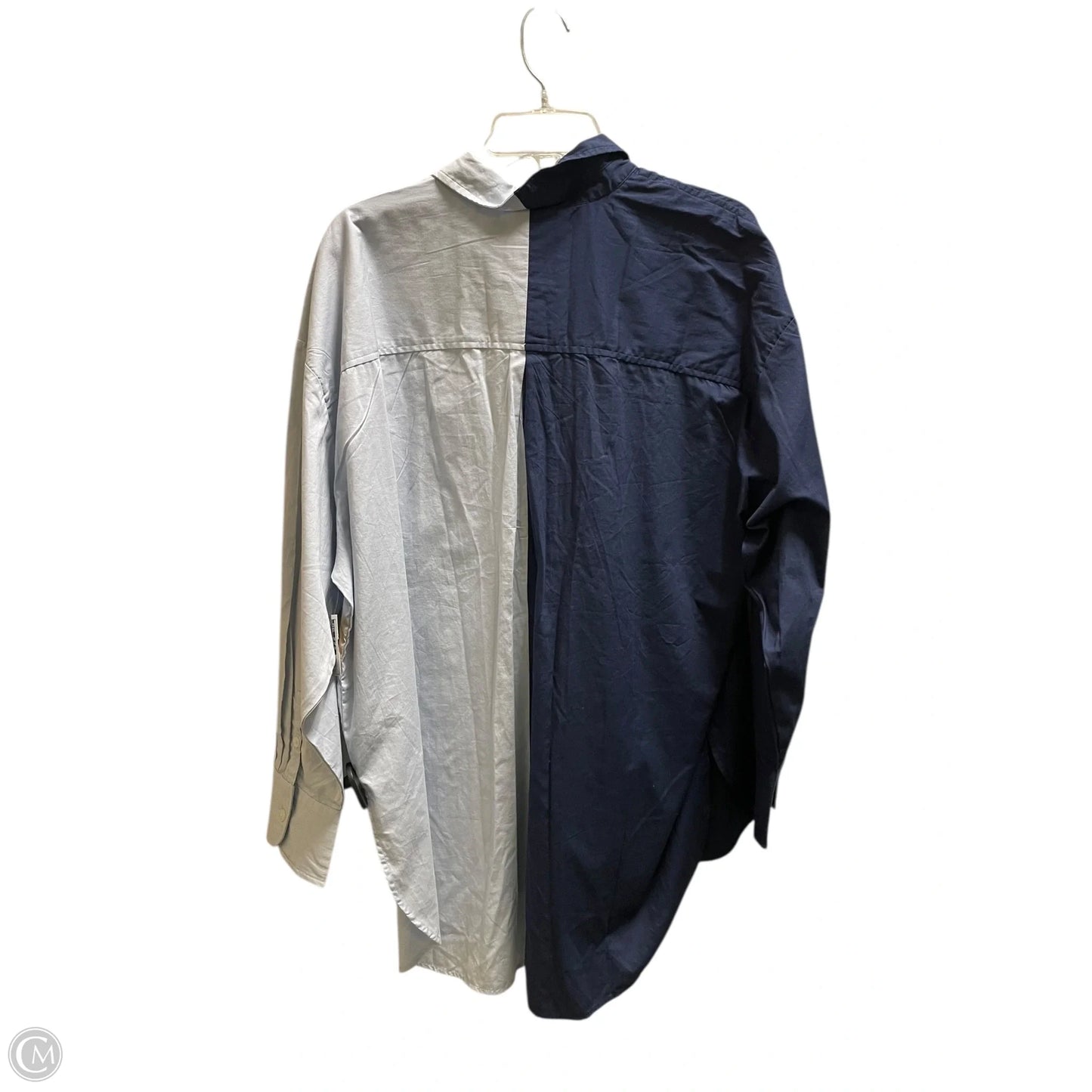 Top Long Sleeve By Maeve In Blue, Size: Xl