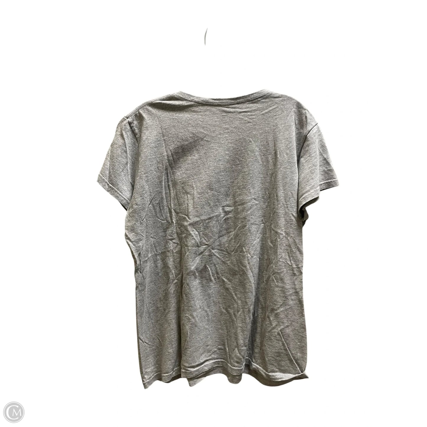Top Short Sleeve Basic By Clothes Mentor In Grey, Size: M