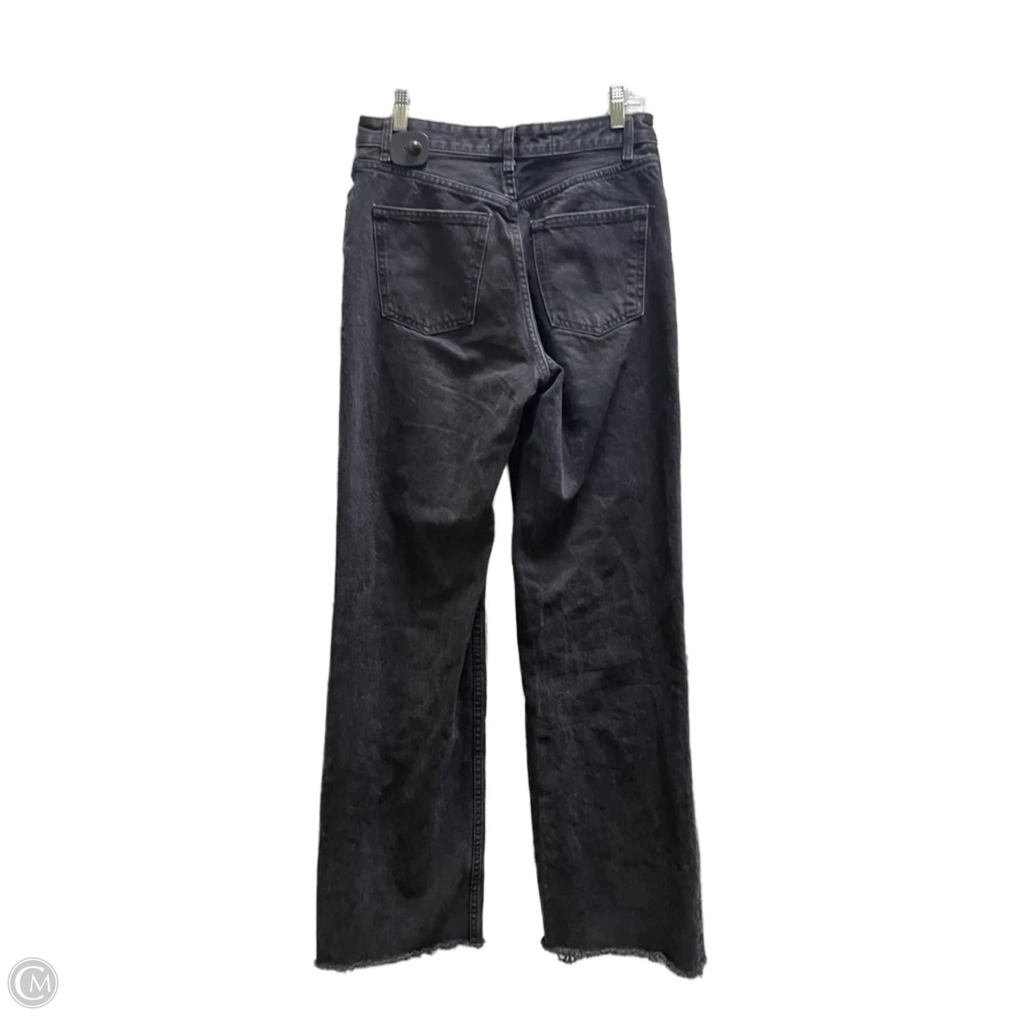 Jeans Straight By Zara In Black, Size: 4