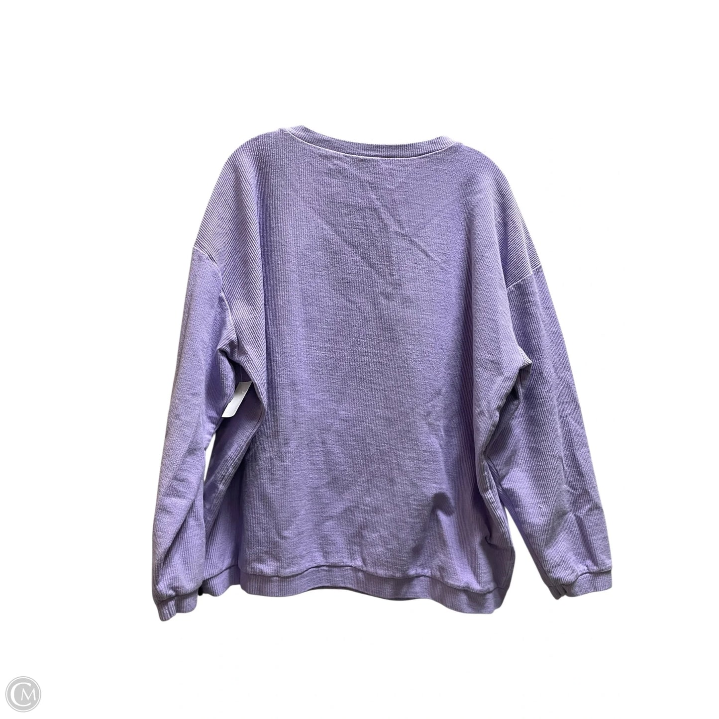Sweatshirt Crewneck By Clothes Mentor In Purple, Size: Xl