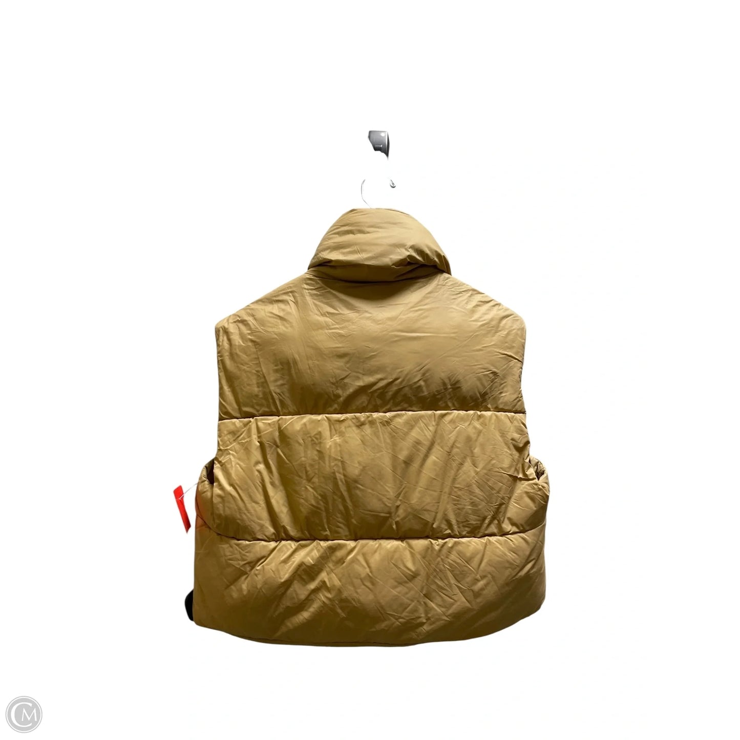 Vest Puffer & Quilted By Clothes Mentor In Tan, Size: S