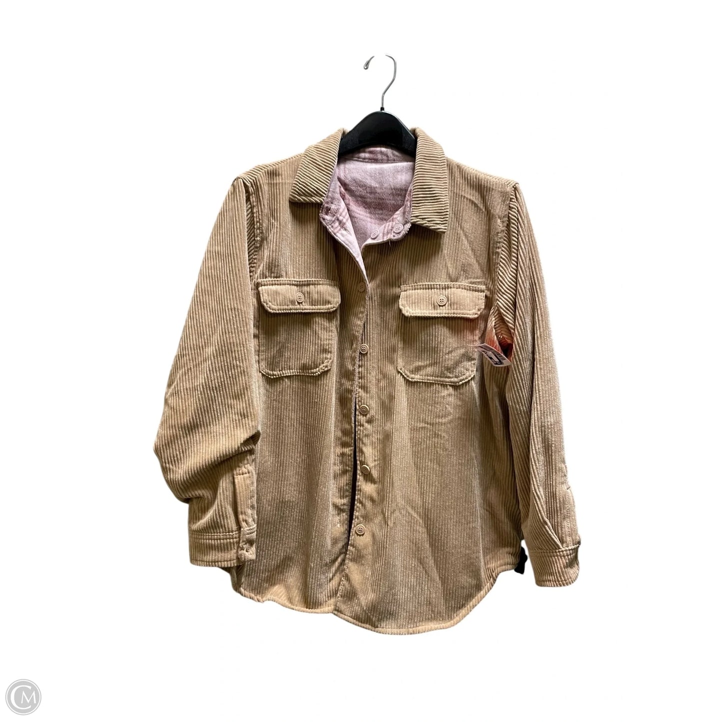 Jacket Other By Clothes Mentor In Tan, Size: S