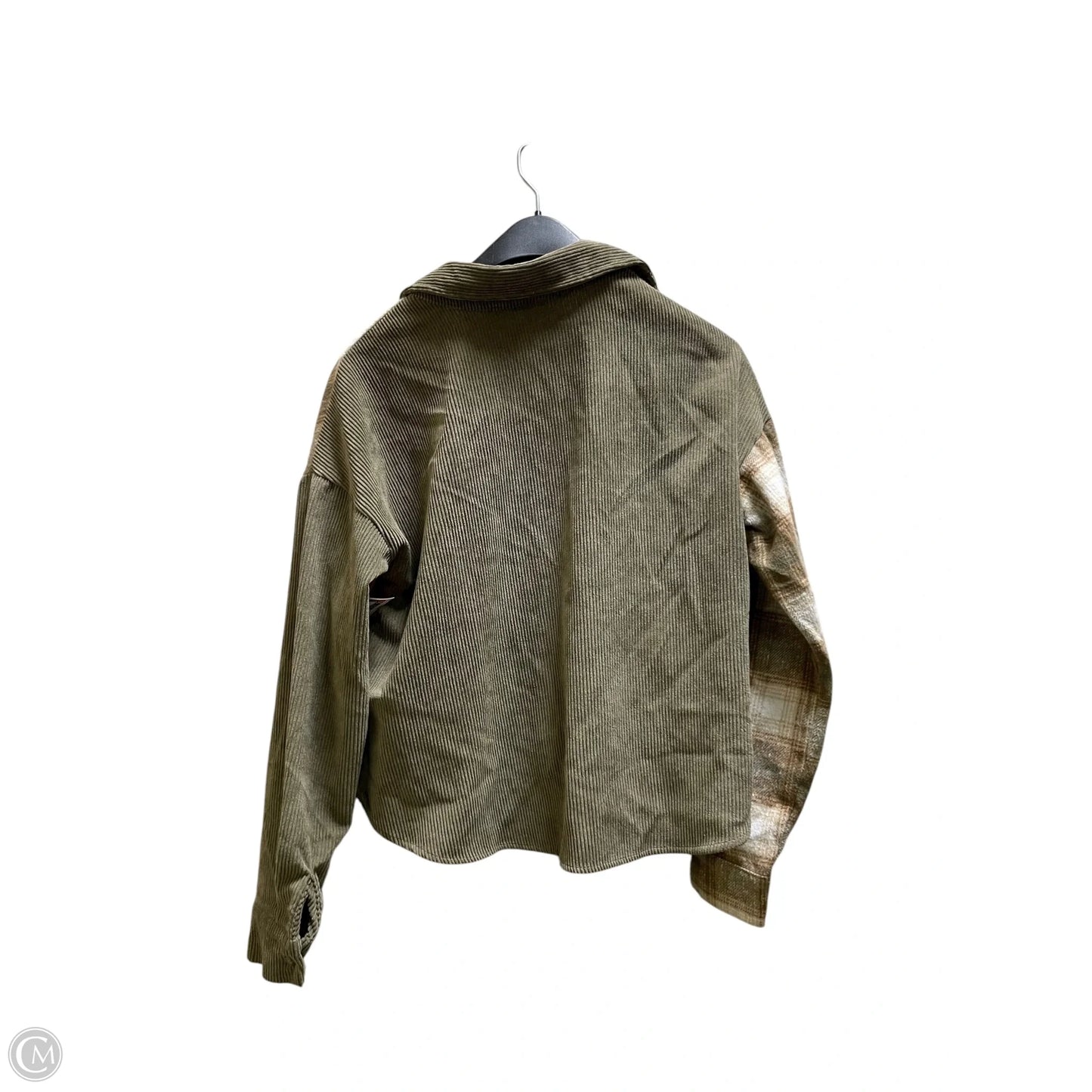 Jacket Other By Blu Pepper In Plaid Pattern, Size: S
