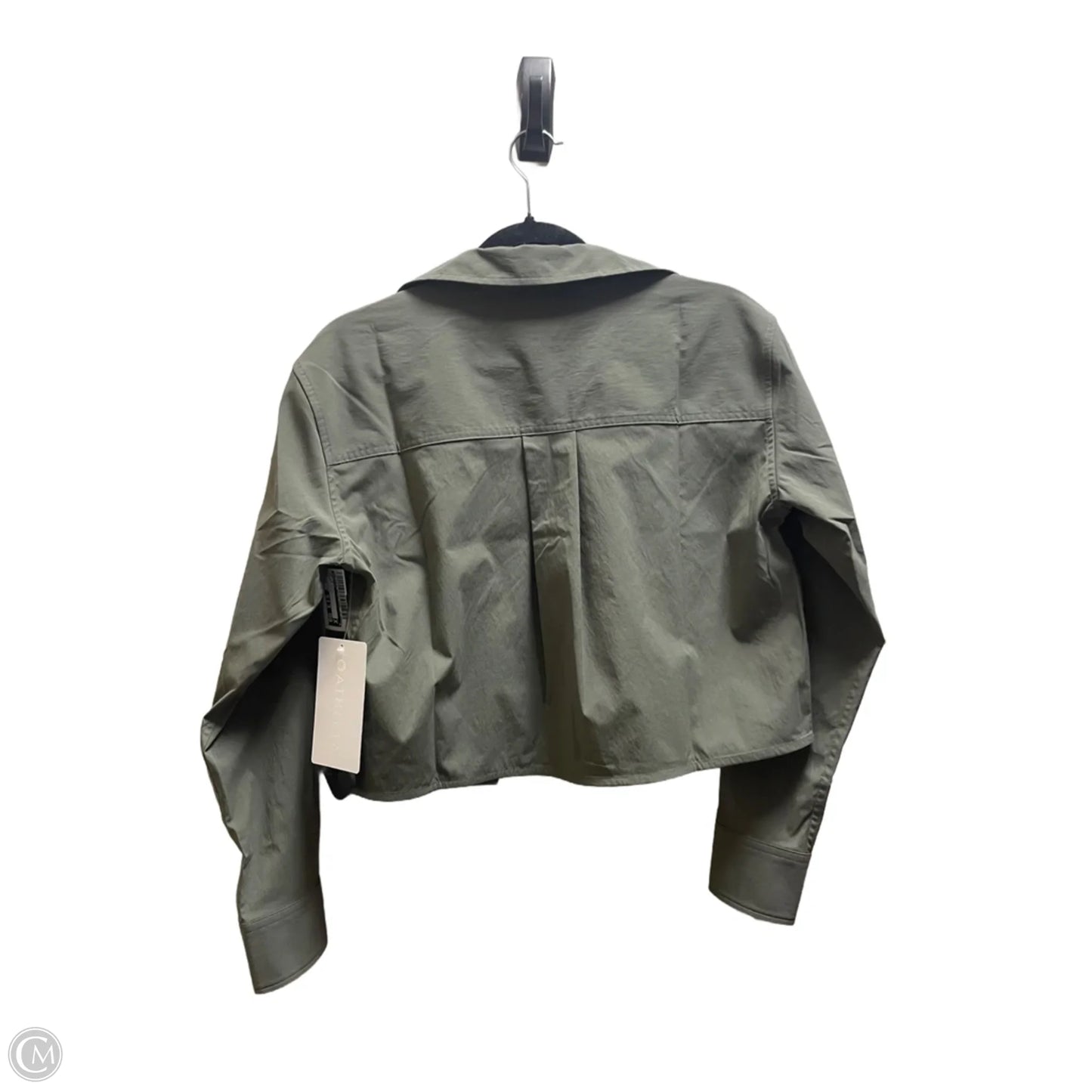 Top Long Sleeve By Athleta In Green, Size: Xxs