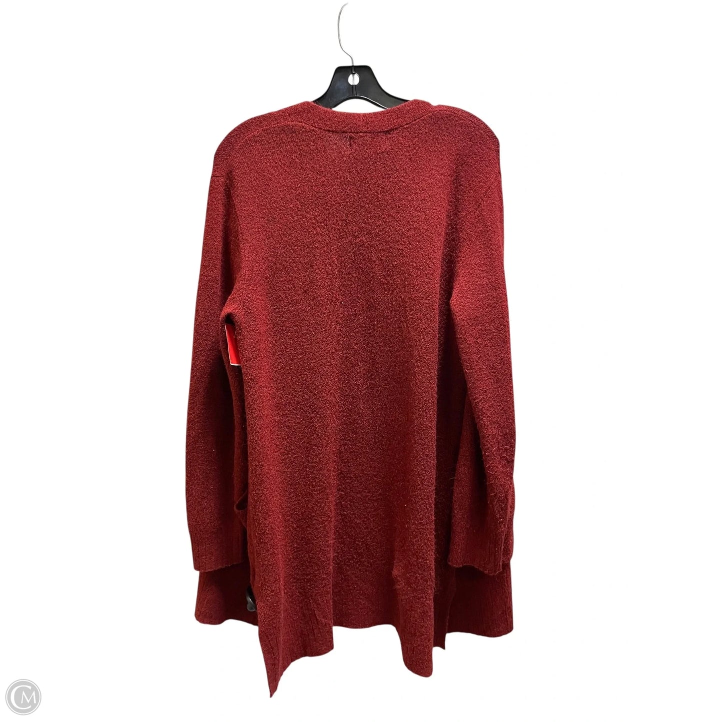 Sweater Cardigan By Old Navy In Red, Size: M