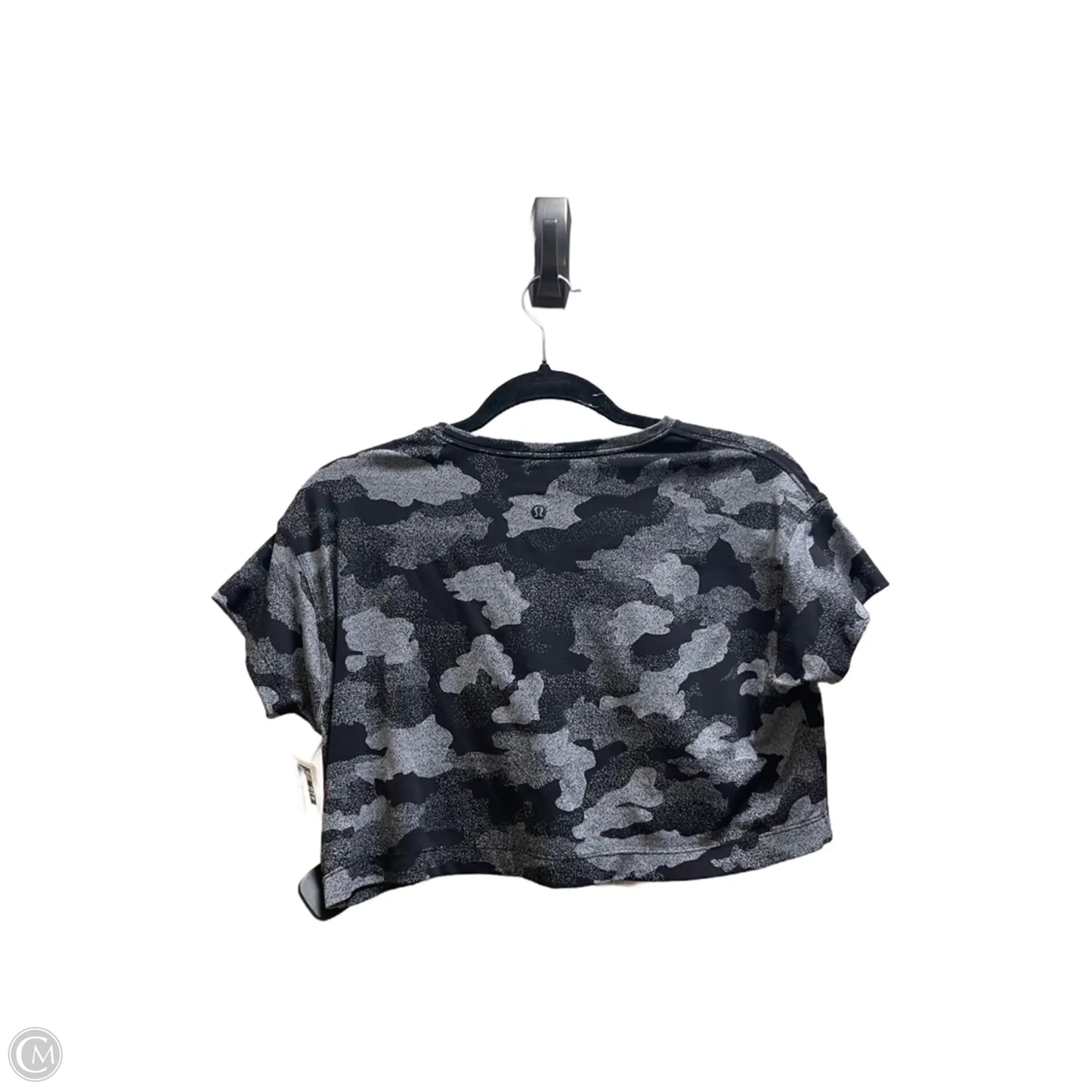 Top Short Sleeve By Lululemon In Black, Size: 6