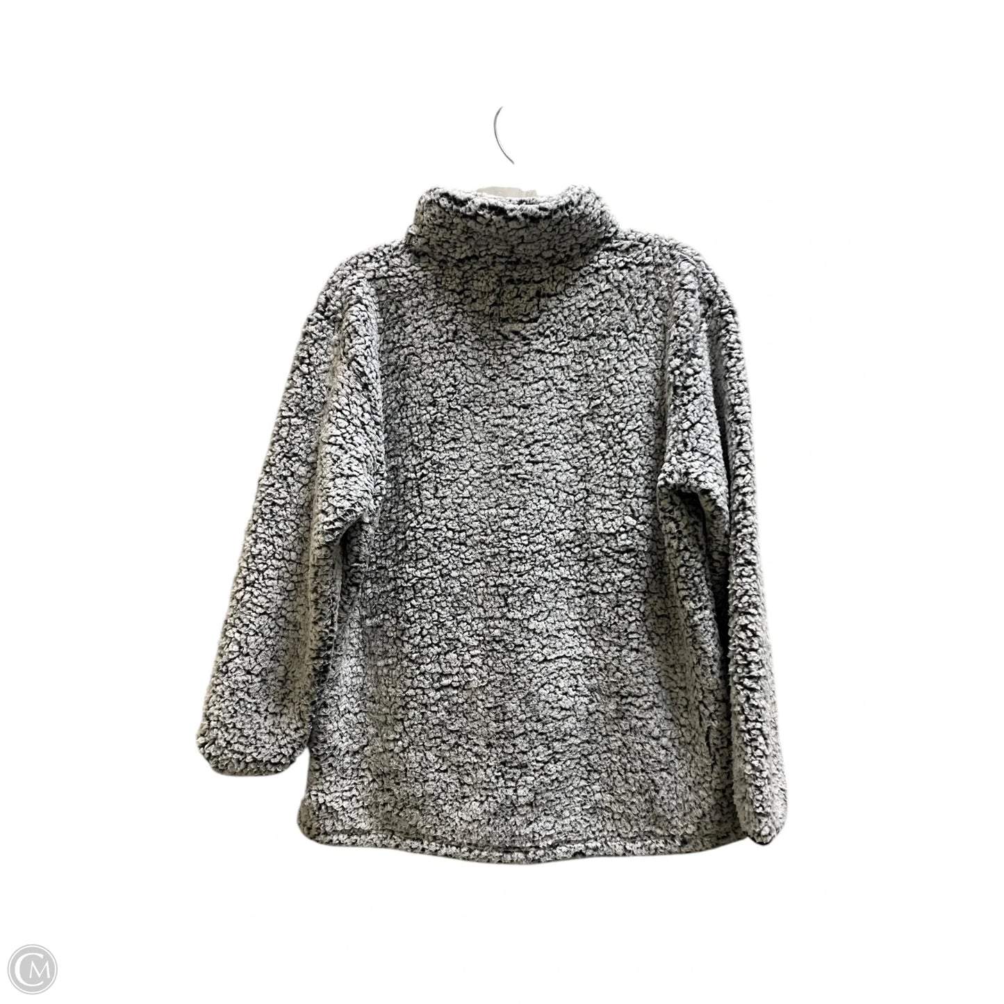 Sweatshirt Collar By Clothes Mentor In Grey, Size: Xl