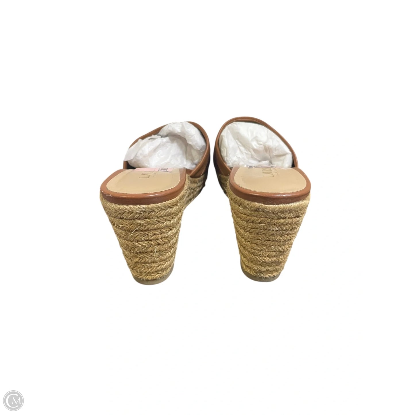 Shoes Heels Wedge By Ralph Lauren In Brown, Size: 9.5