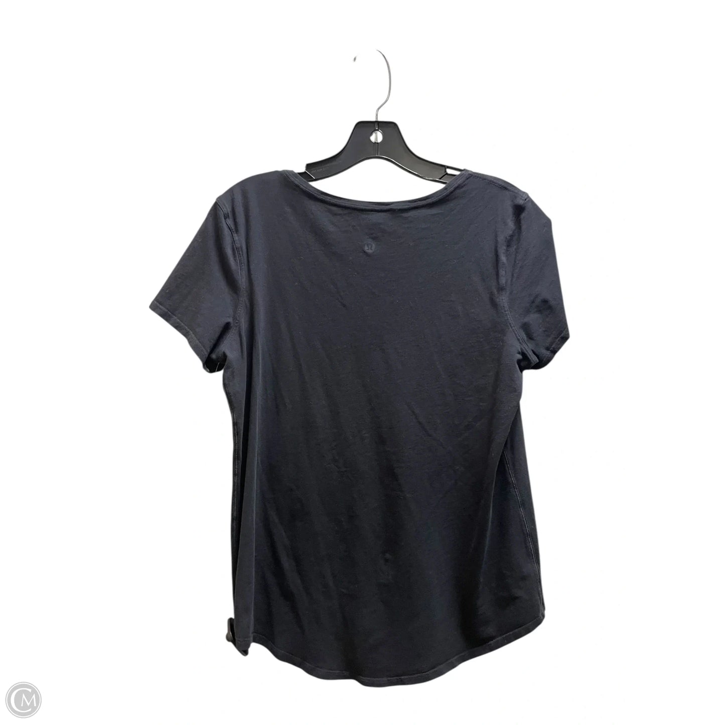 Top Short Sleeve By Lululemon In Black, Size: S