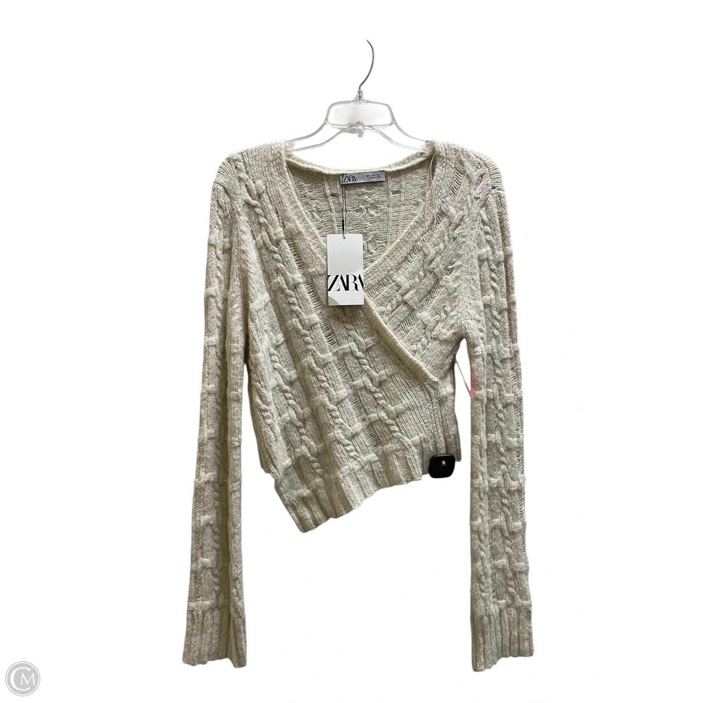 Sweater By Zara In Cream, Size: L