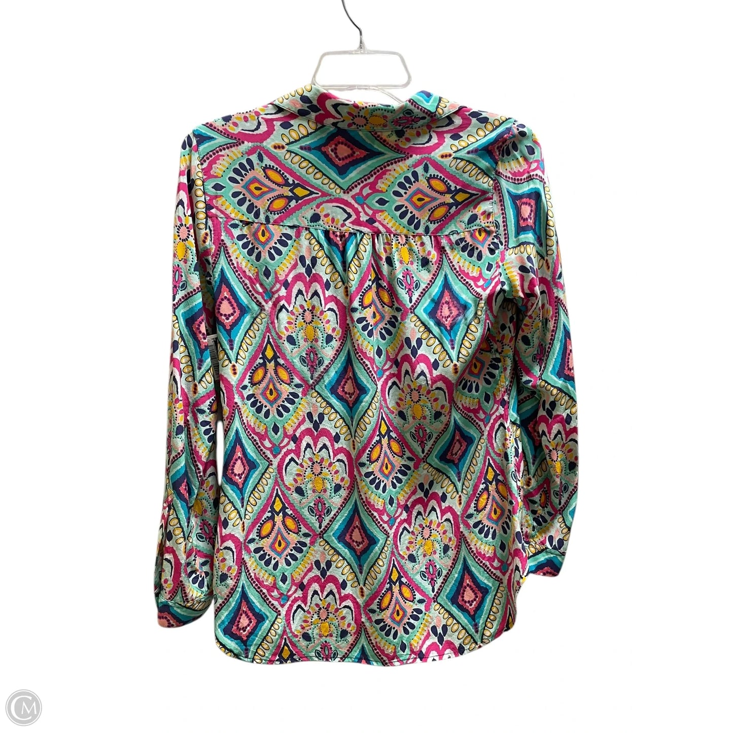 Top Long Sleeve Designer By Lilly Pulitzer In Green, Size: S