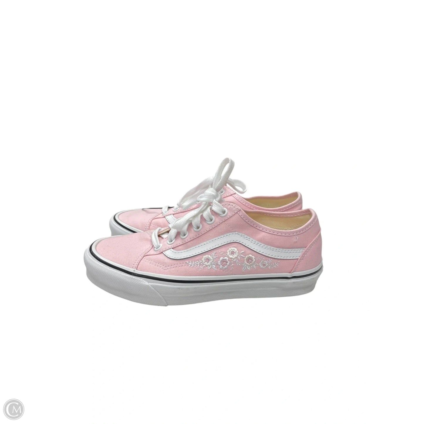Shoes Sneakers By Vans In Pink, Size: 7.5