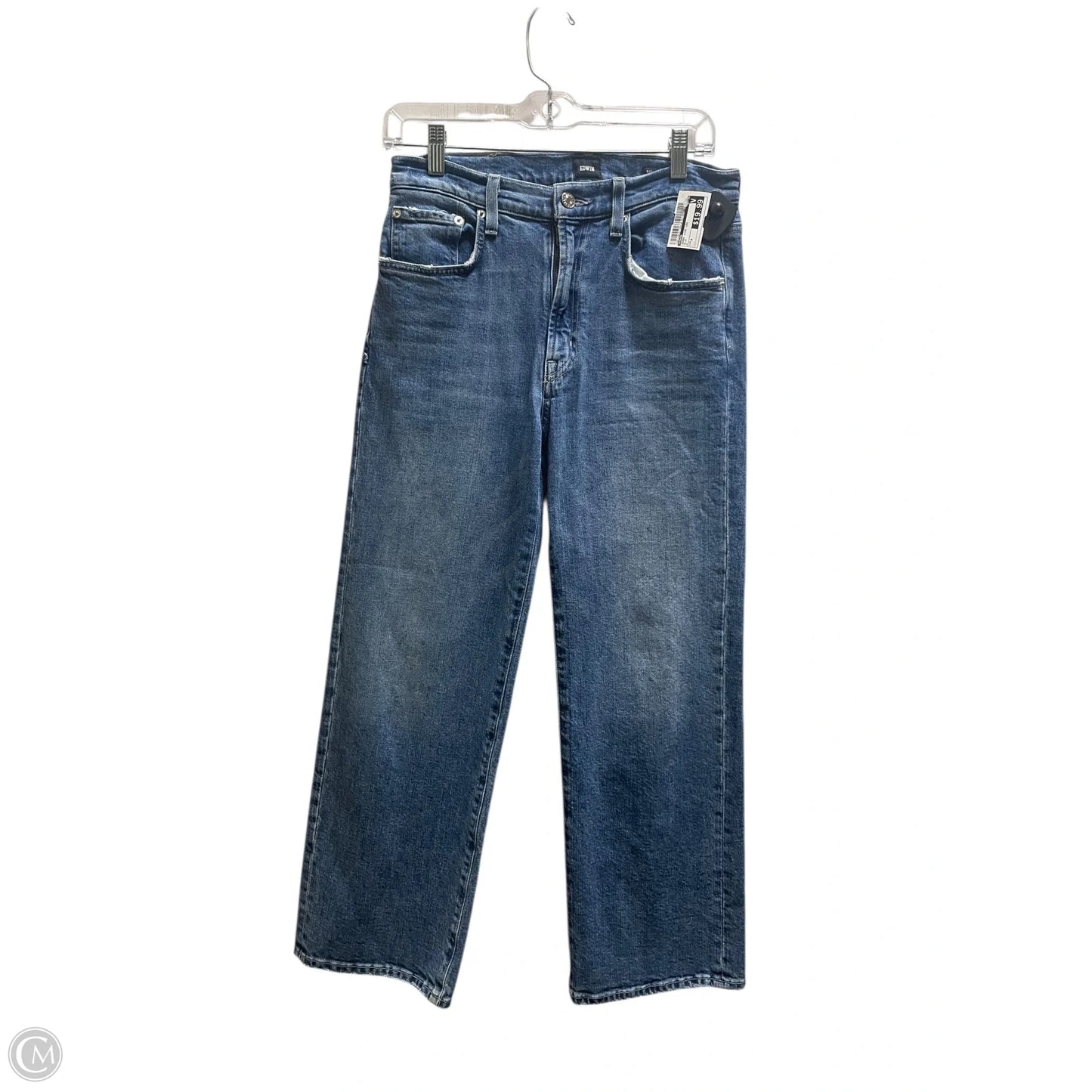 Jeans Wide Leg By Edwin In Blue, Size: 4