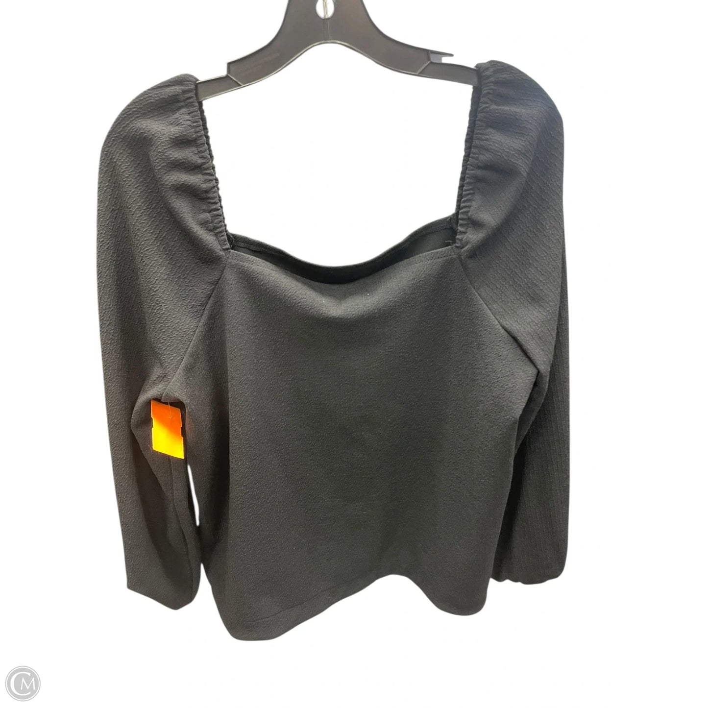 Top Long Sleeve By Madewell In Black, Size: L