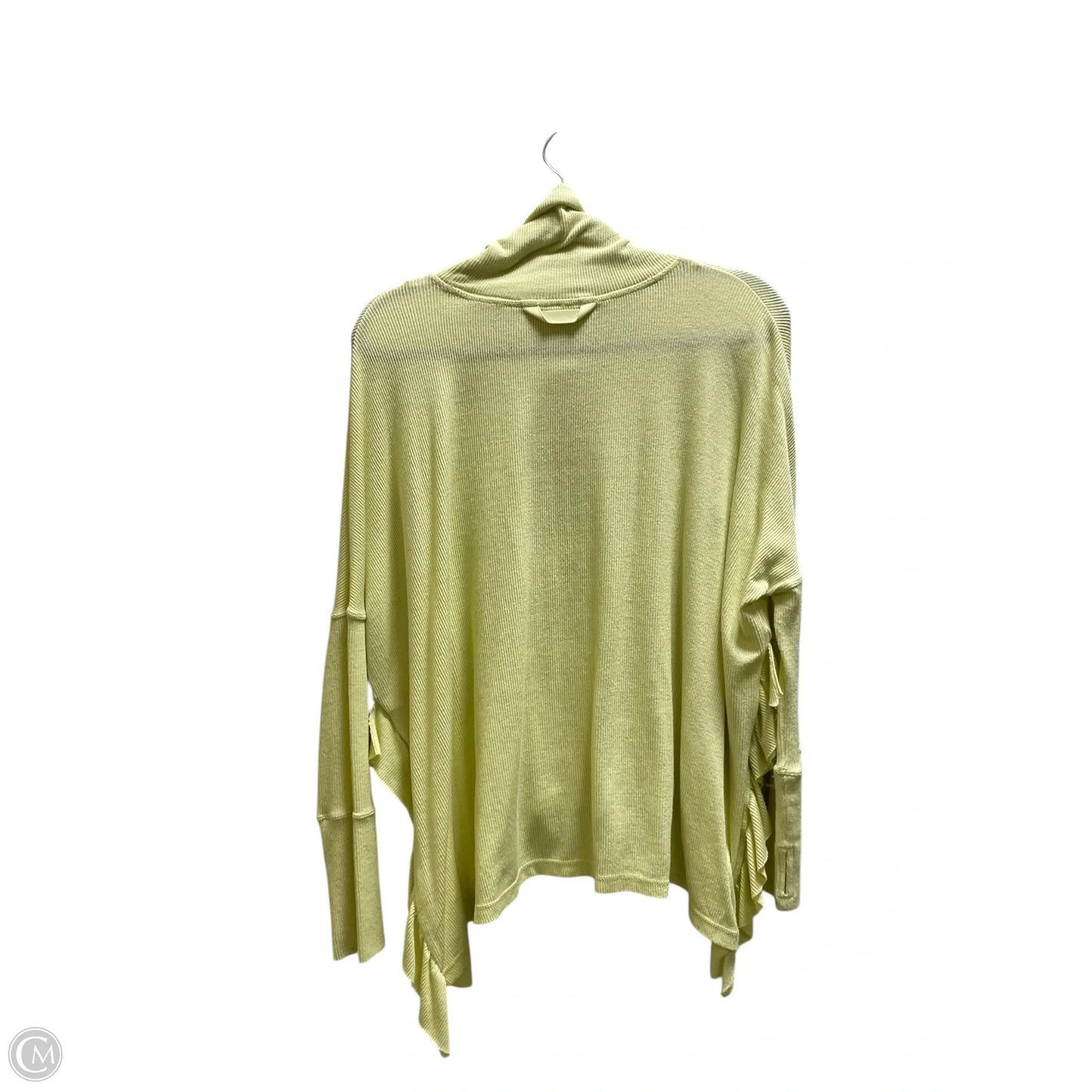 Top Long Sleeve By Free People In Yellow, Size: Xs