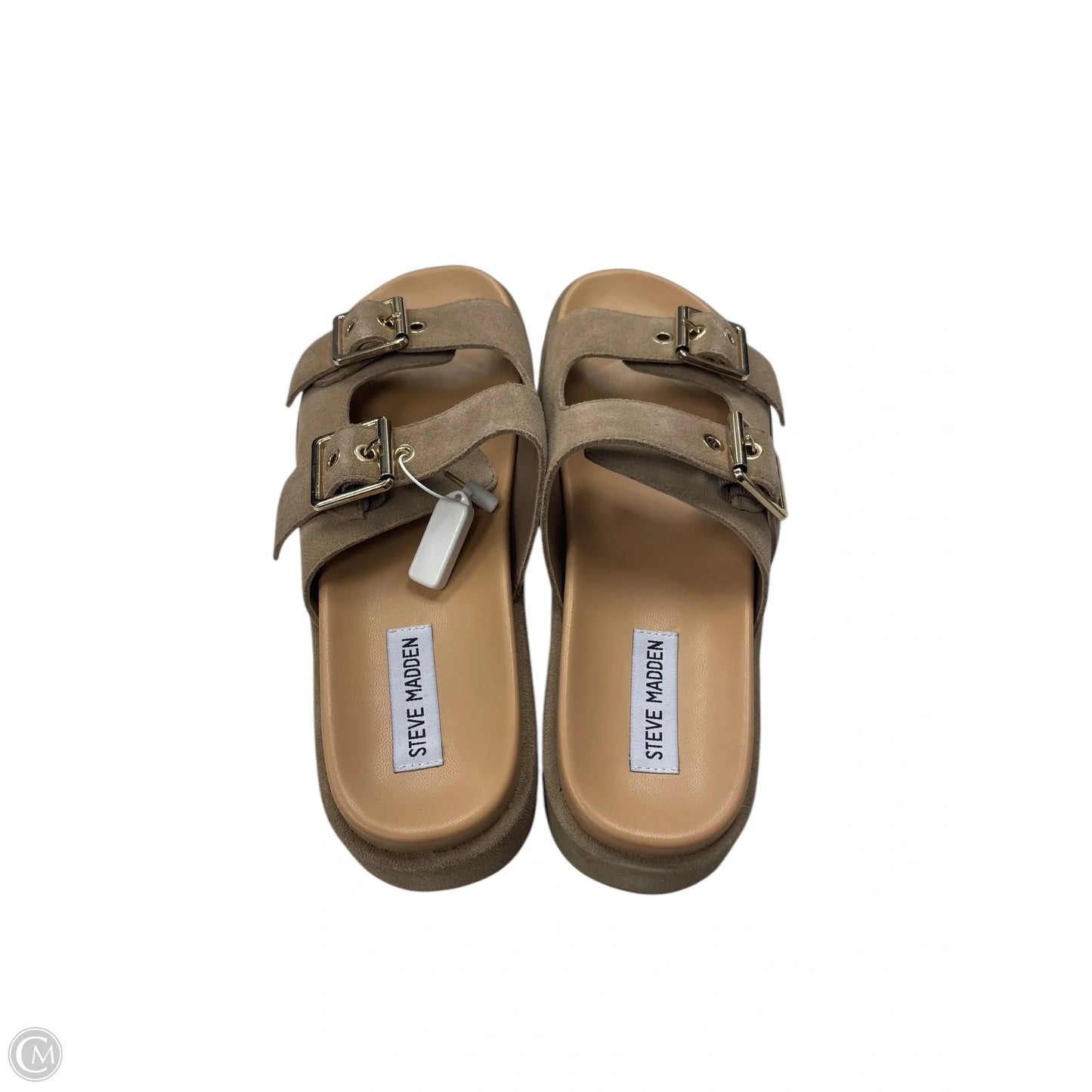 Sandals Flats By Steve Madden In Tan, Size: 10