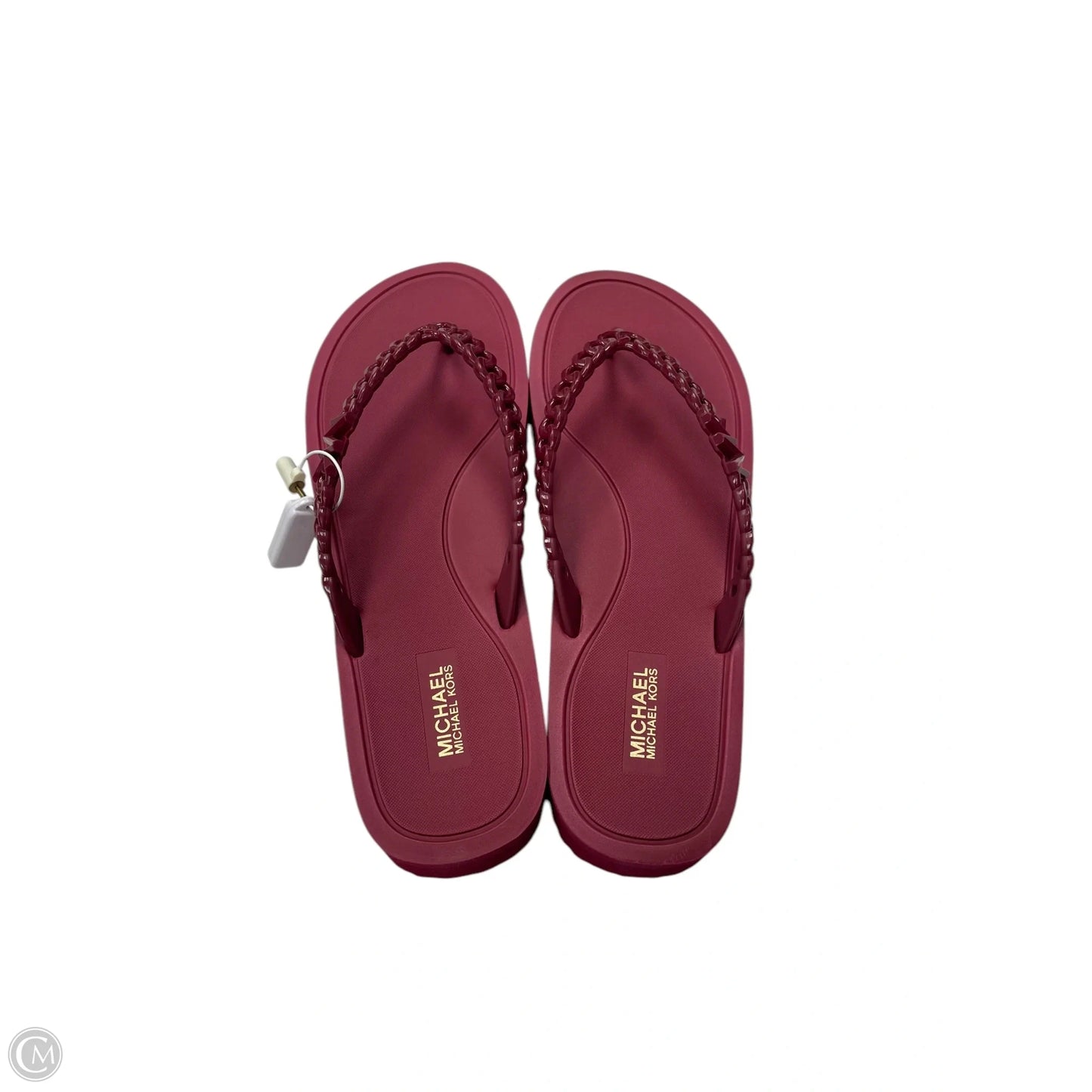 Sandals Designer By Michael Kors In Red, Size: 10
