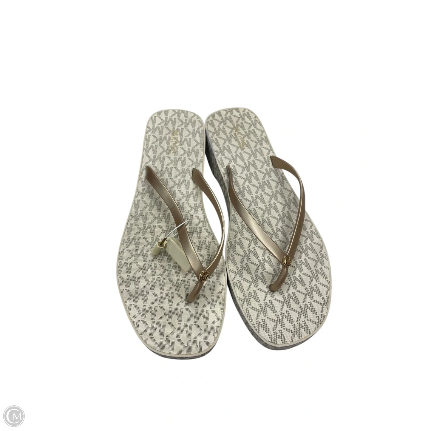 Sandals Designer By Michael Kors In Cream, Size: 10